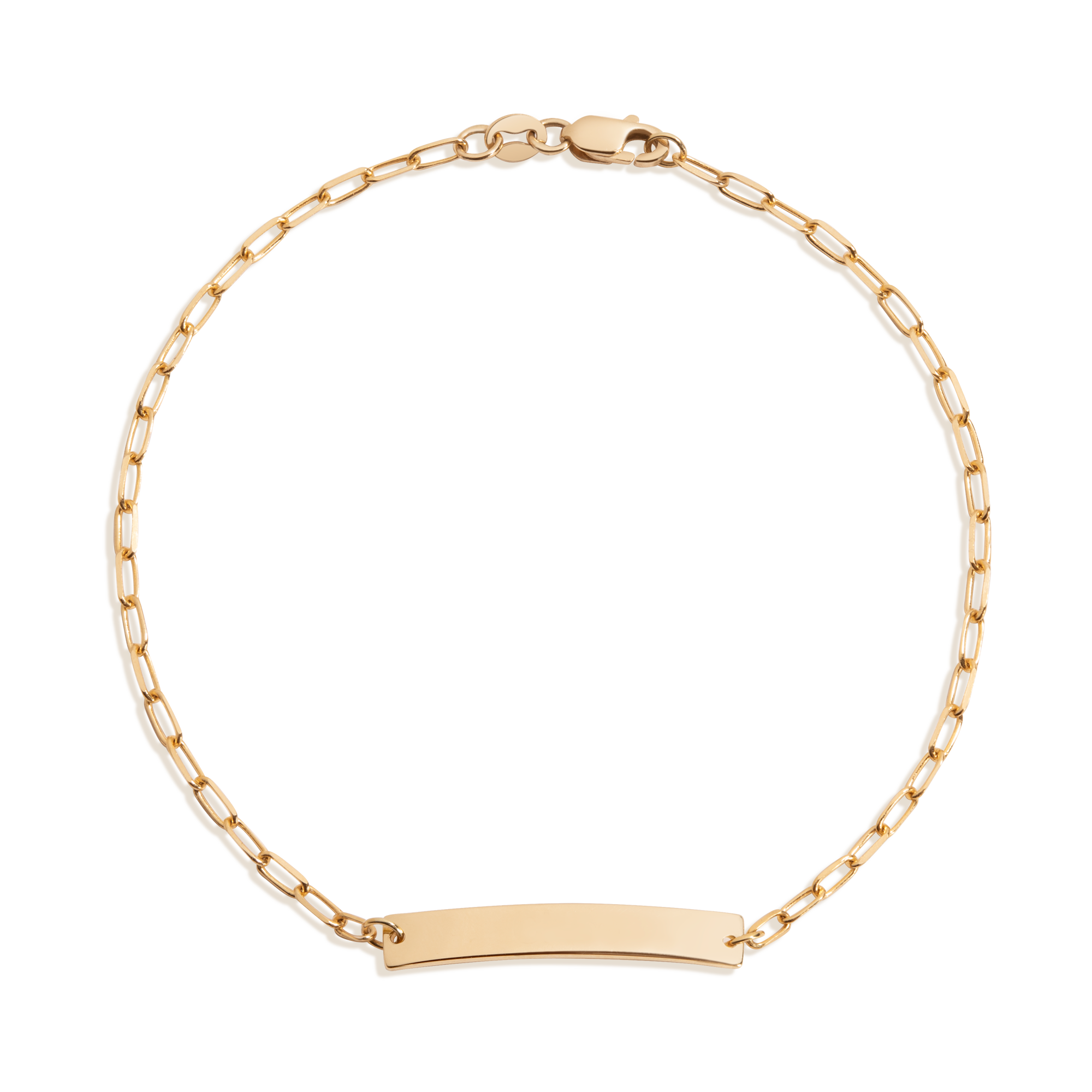 Baby ID Paperclip Chain Bracelet