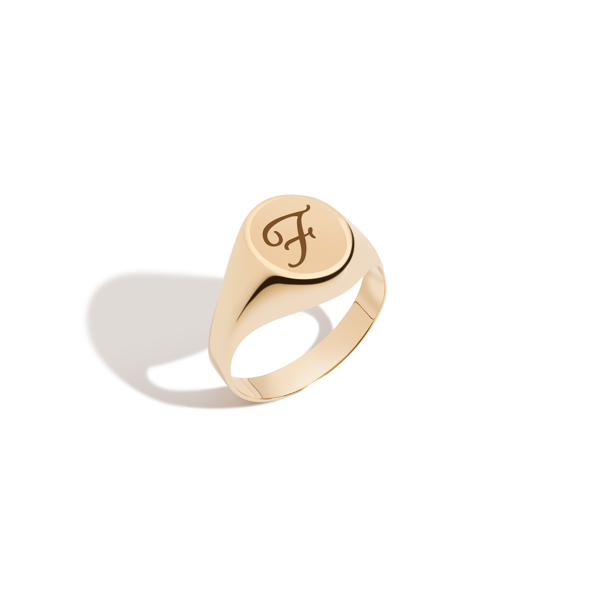 Round Signet Ring