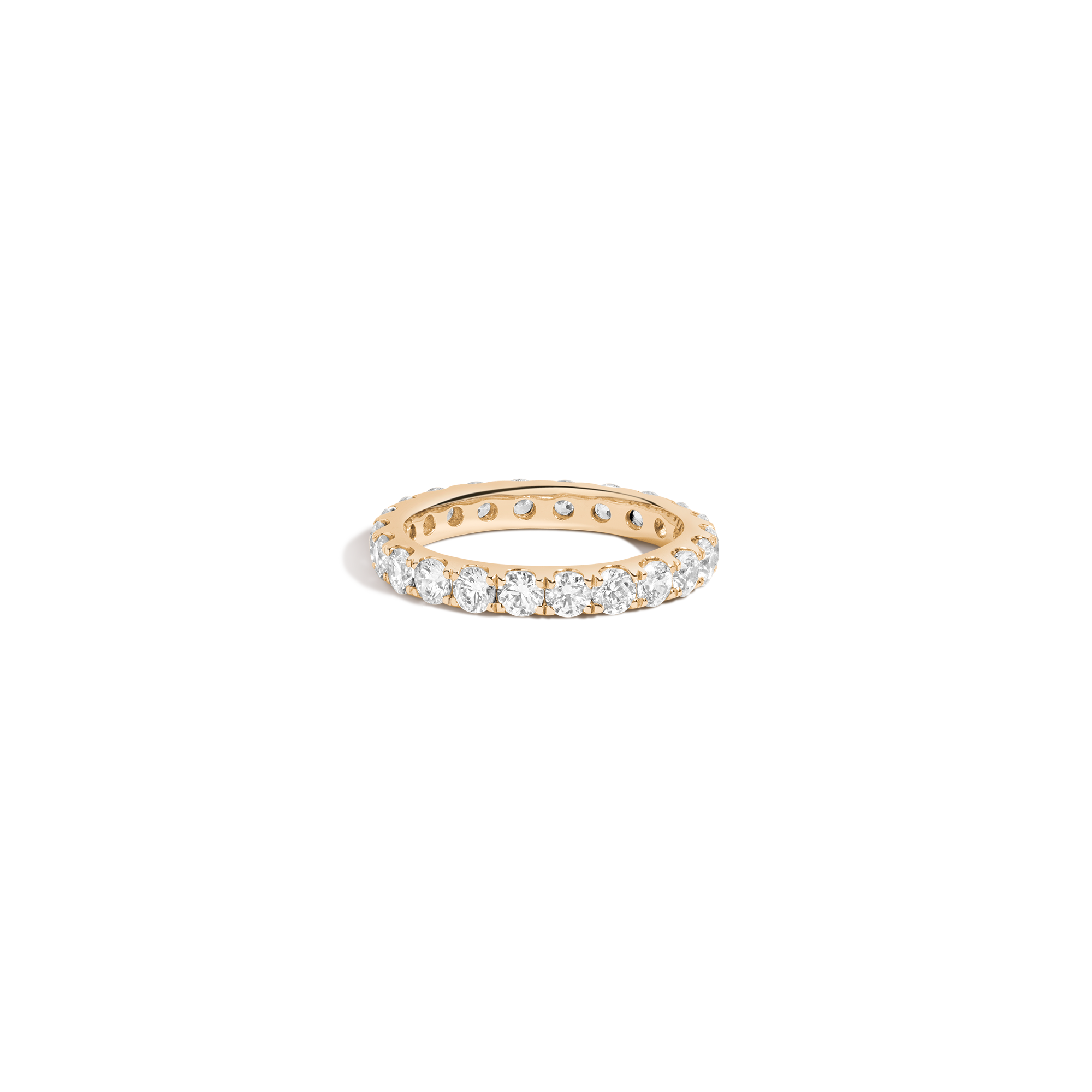 2ct Round Lab Grown Diamond Eternity Ring
