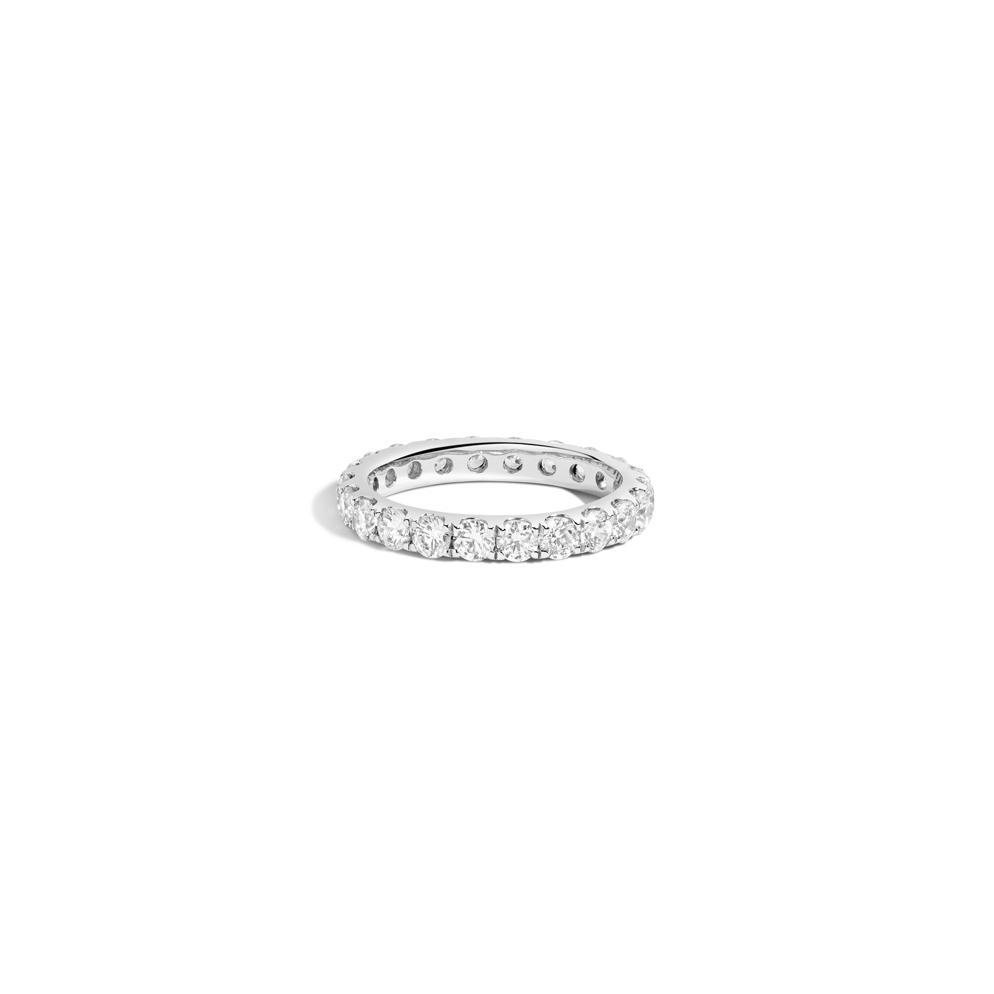 2ct Round Lab Grown Diamond Eternity Ring