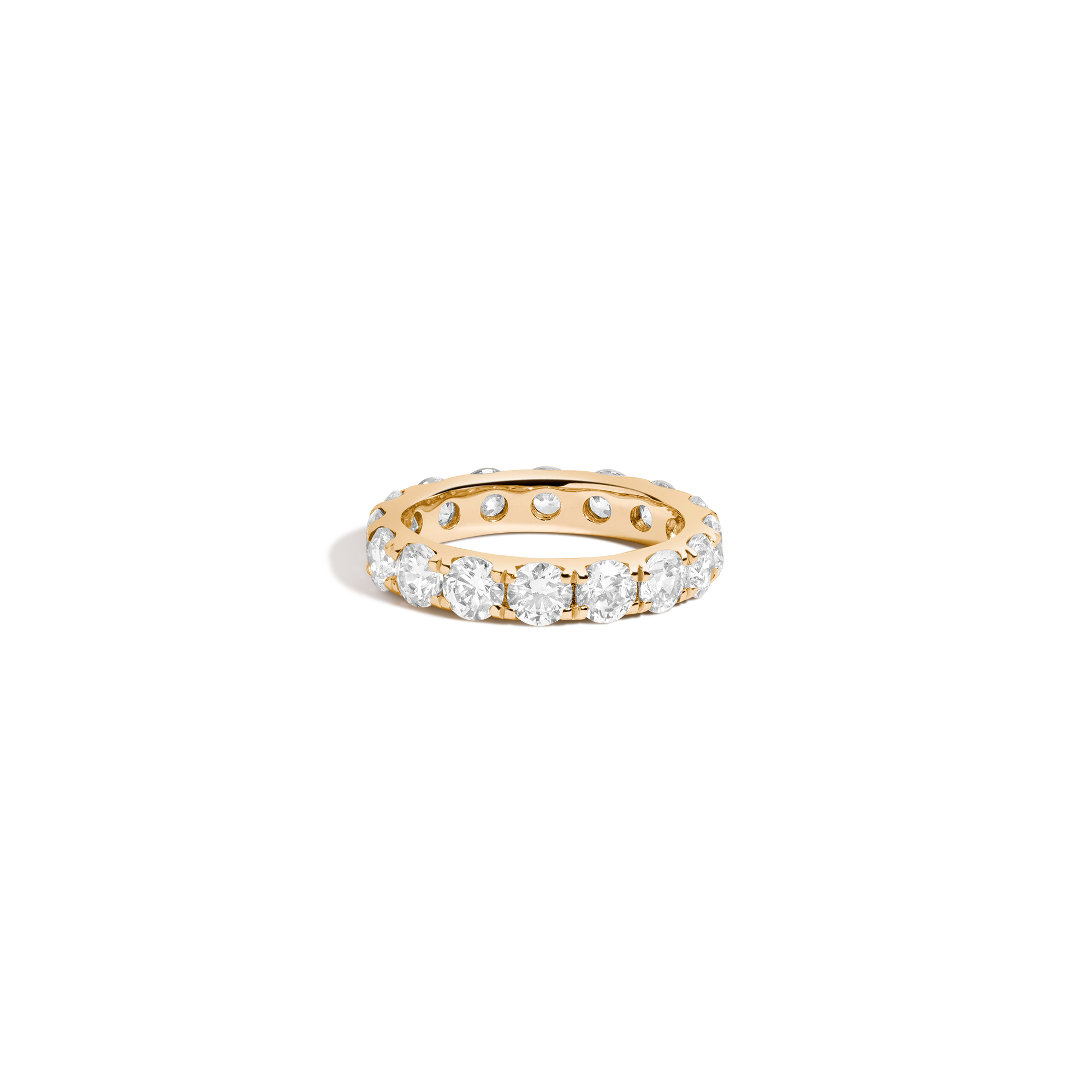 4ct Round Lab Grown Diamond Eternity Ring