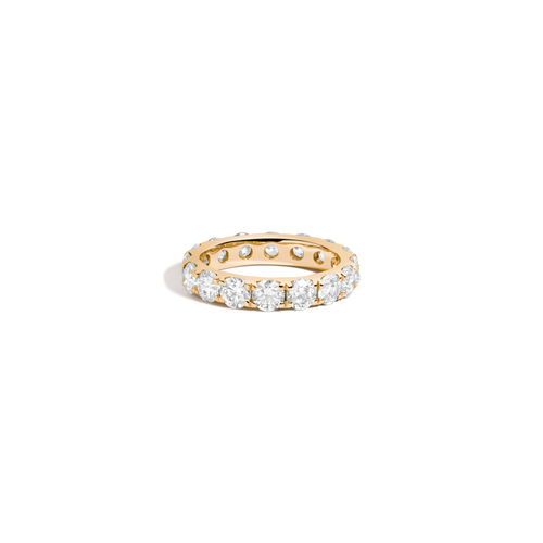 4ct Round Lab Grown Diamond Eternity Ring