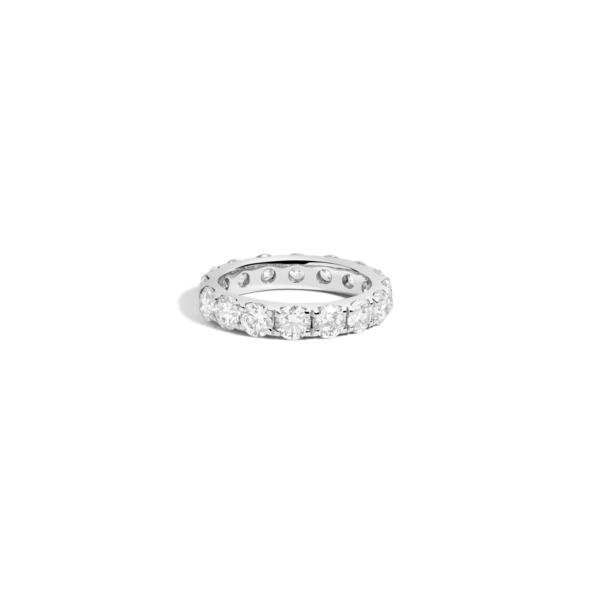 4ct Round Lab Grown Diamond Eternity Ring