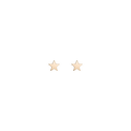 Gold Nova Star Stud Earrings - Flat Back
