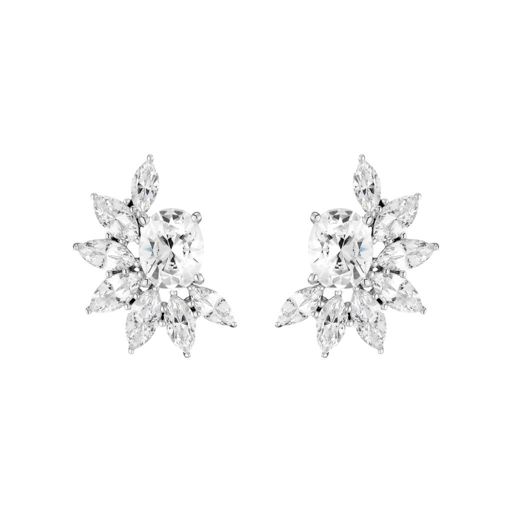 Aurate x Frye: Marquise Fringe Earrings
