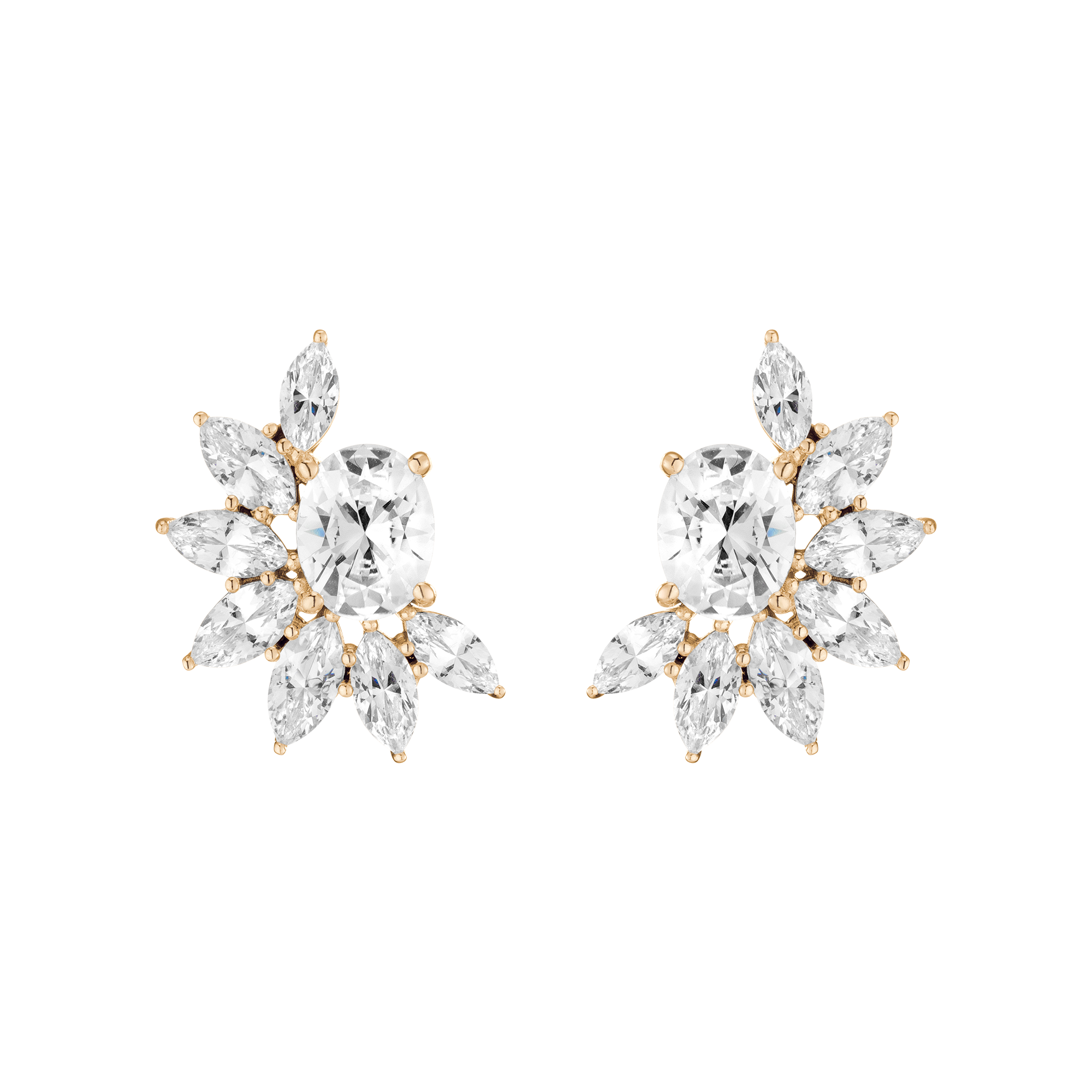 Aurate x Frye: Marquise Fringe Earrings