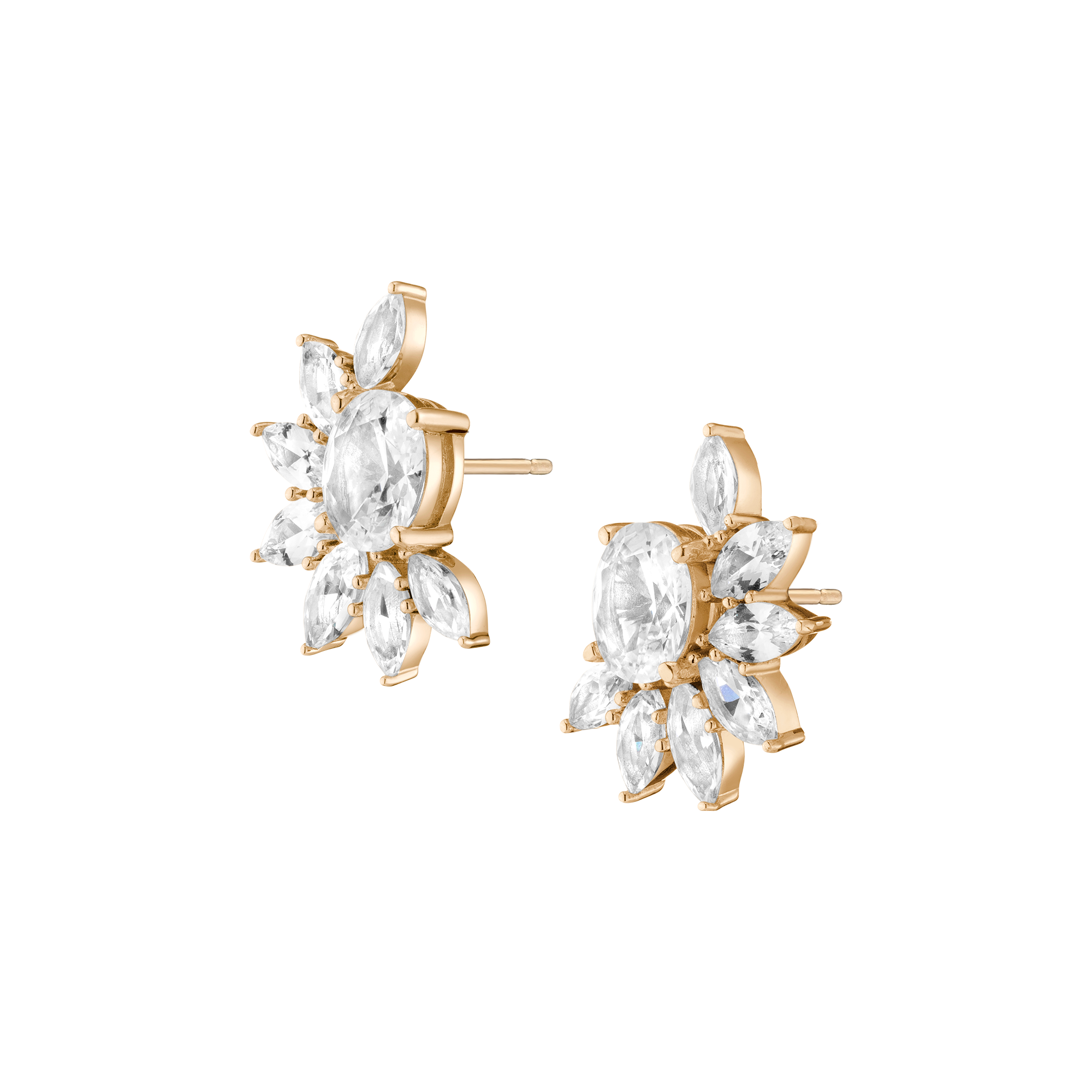 Aurate x Frye: Marquise Fringe Earrings