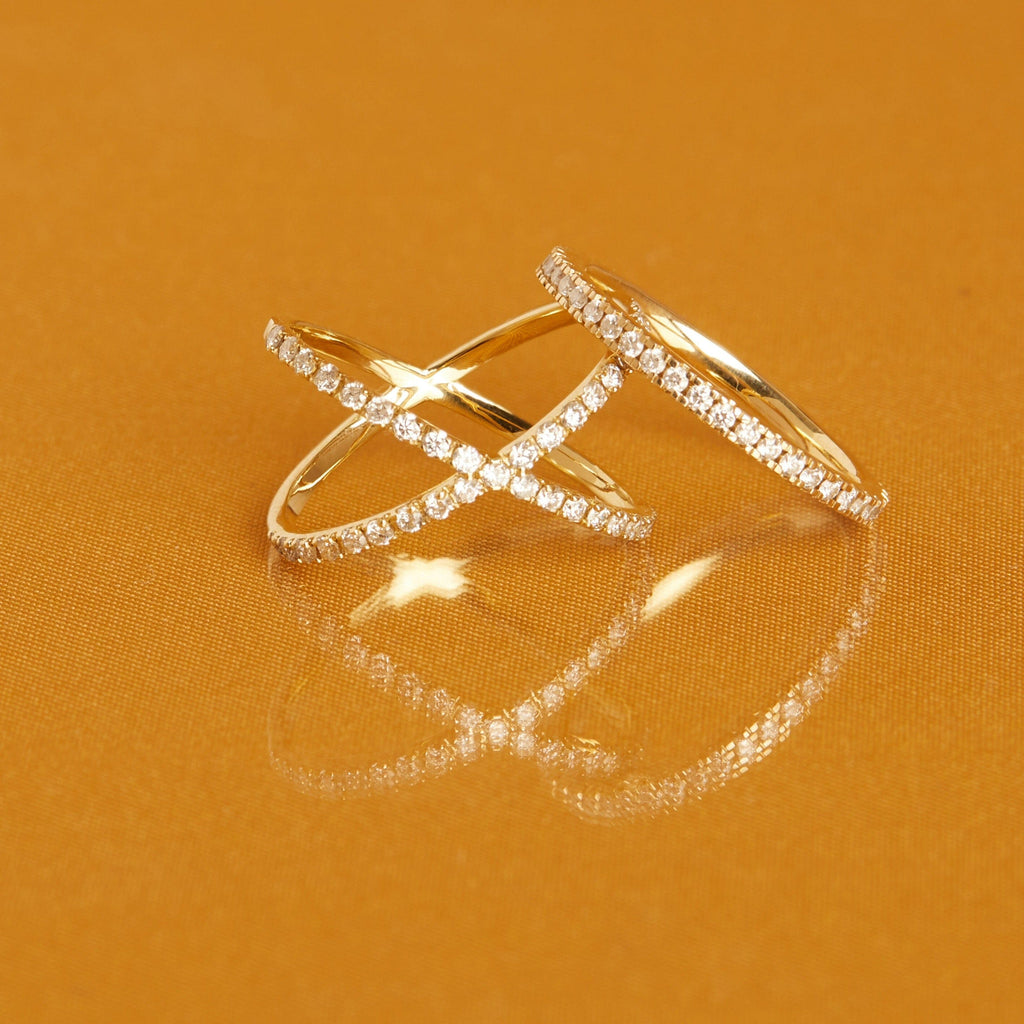 Diamond X Ring