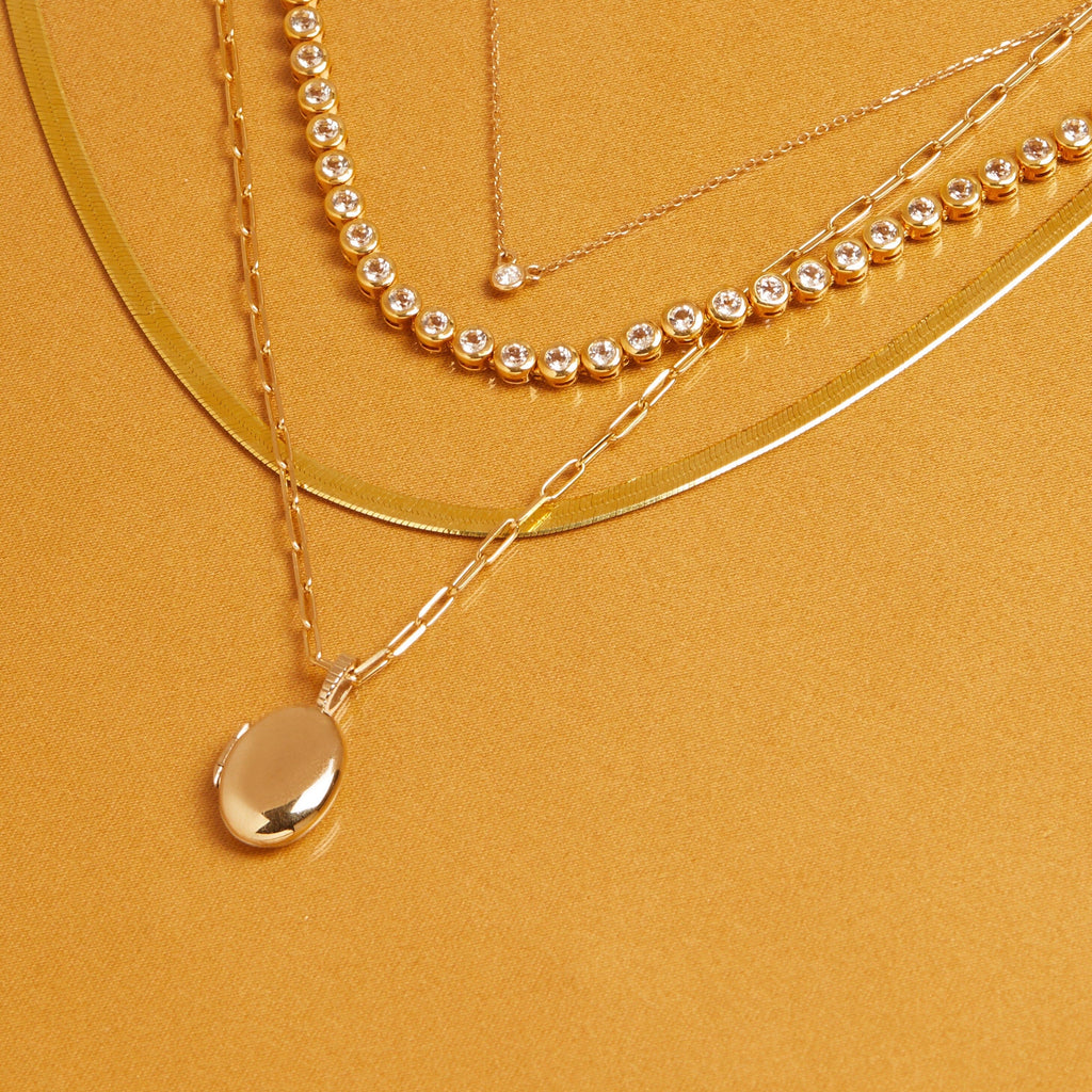 Solid Gold Locket Pendant