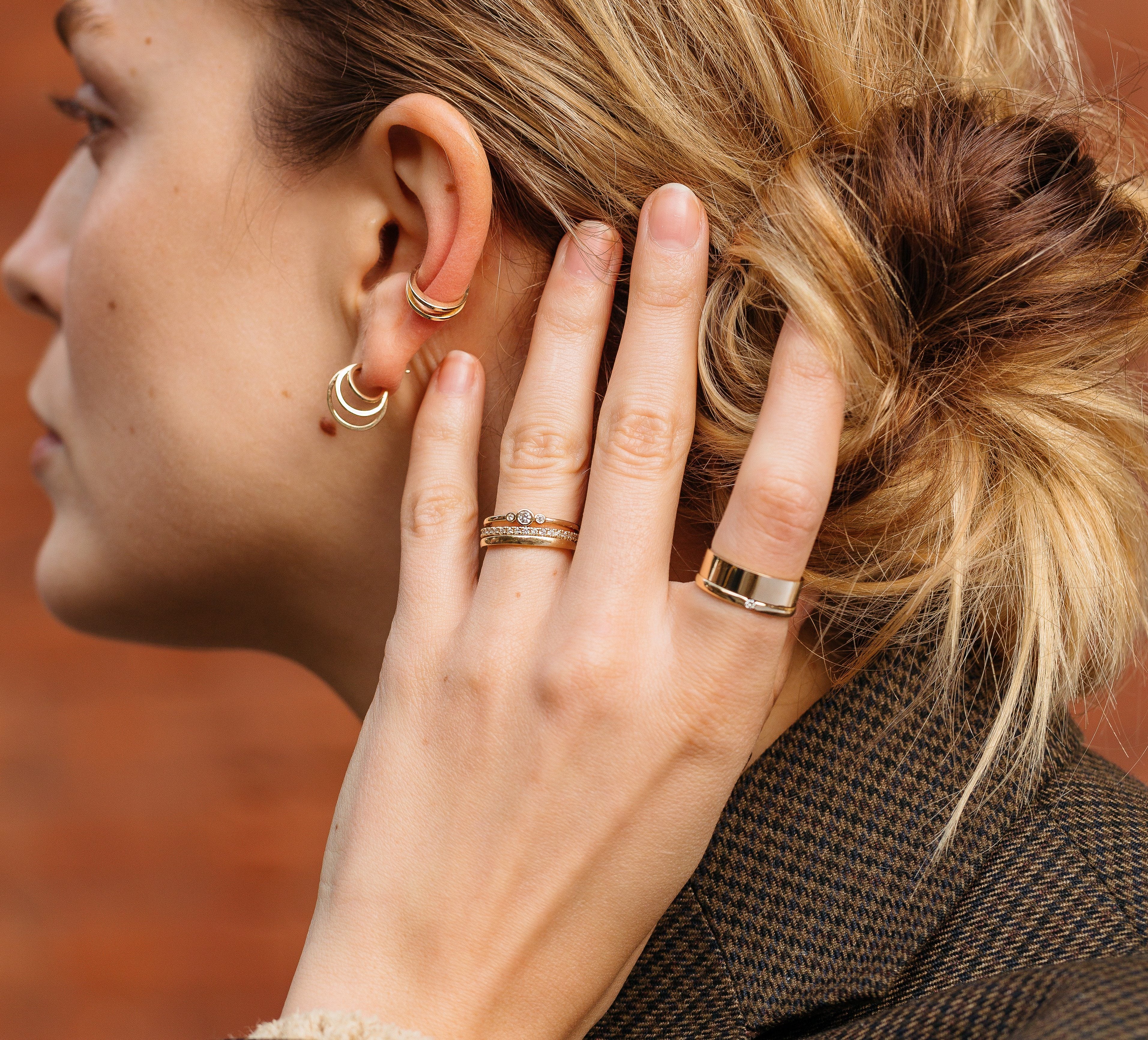 Petite Diamond Tension Ring