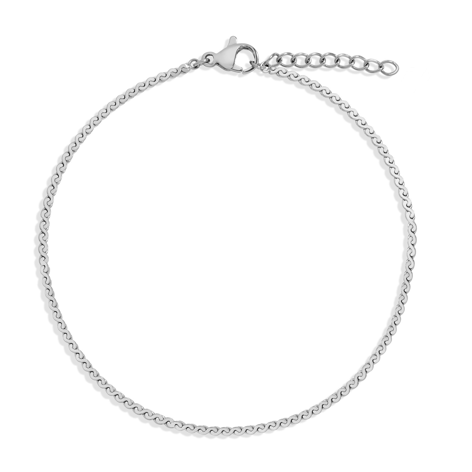 Wave Chain Anklet