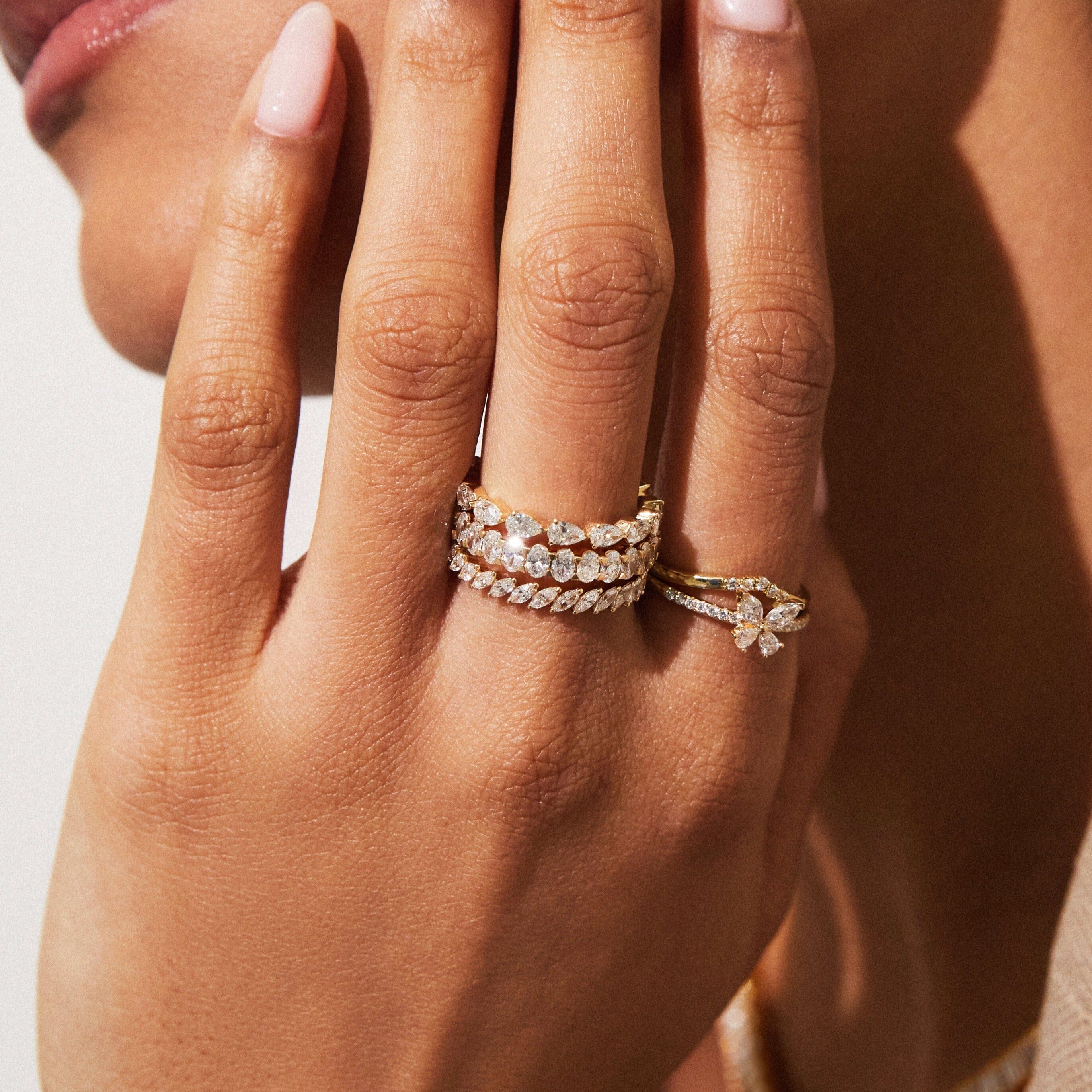 Lab Grown Diamond Butterfly Ring