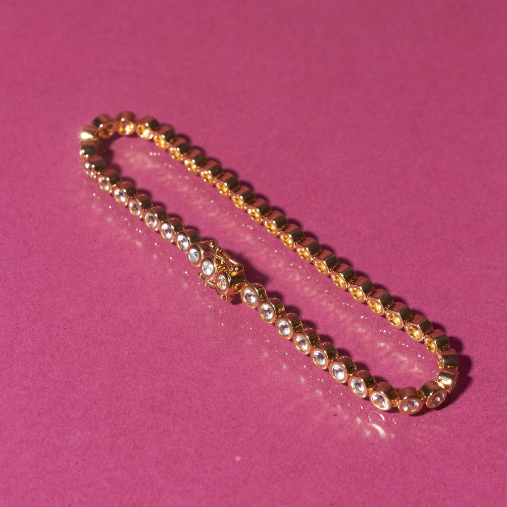 Diamond Bezel Tennis Bracelet