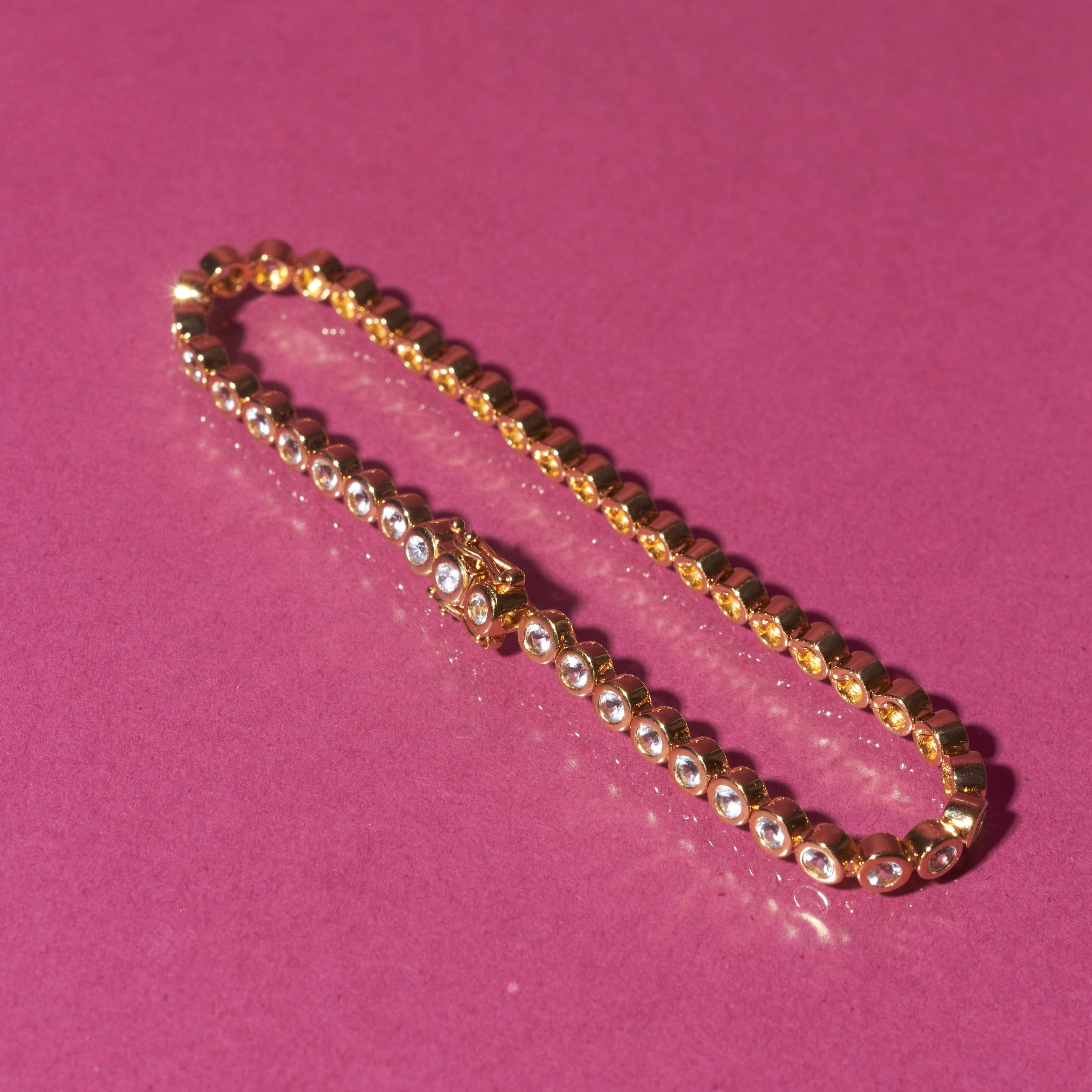 Diamond Bezel Tennis Bracelet