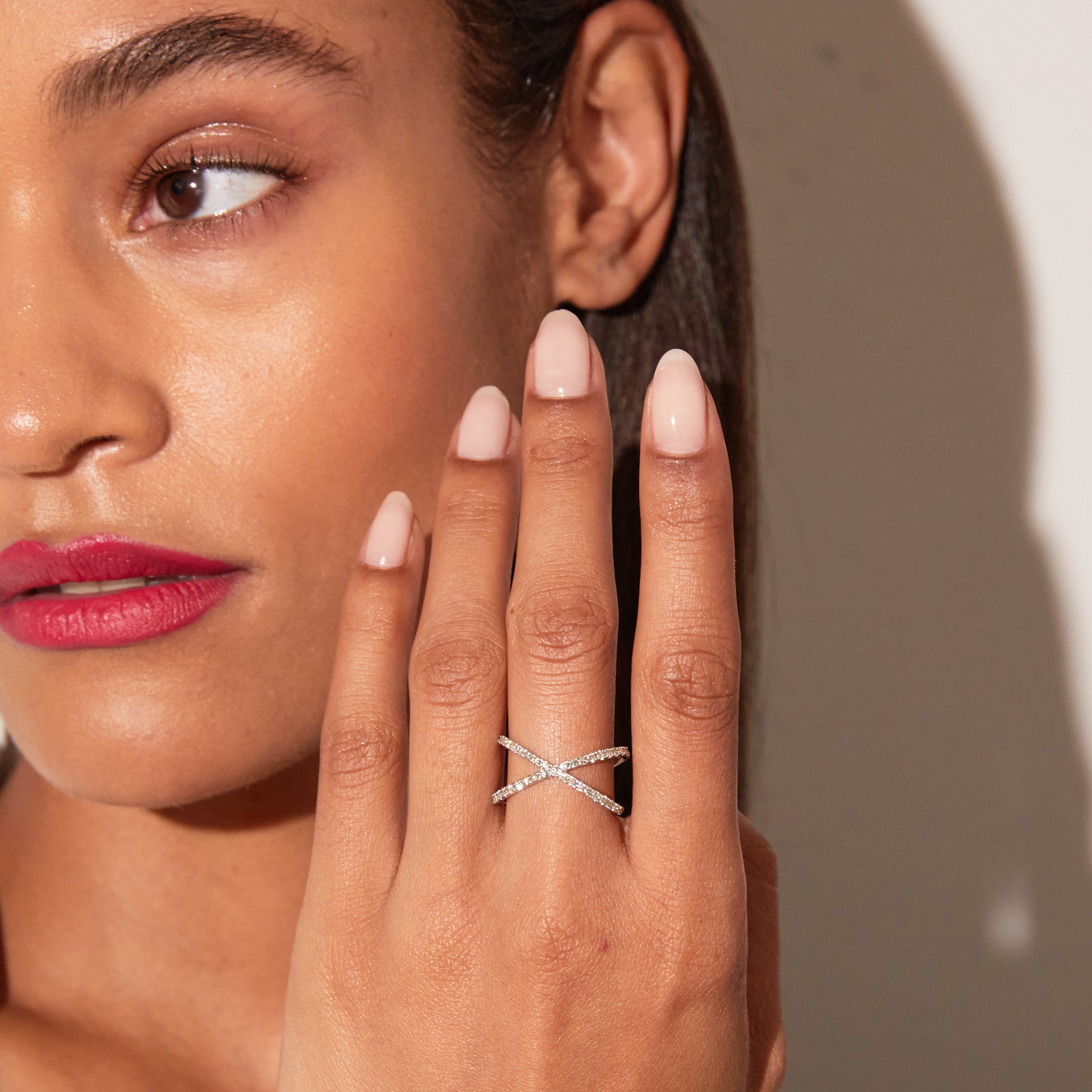 Diamond X Ring