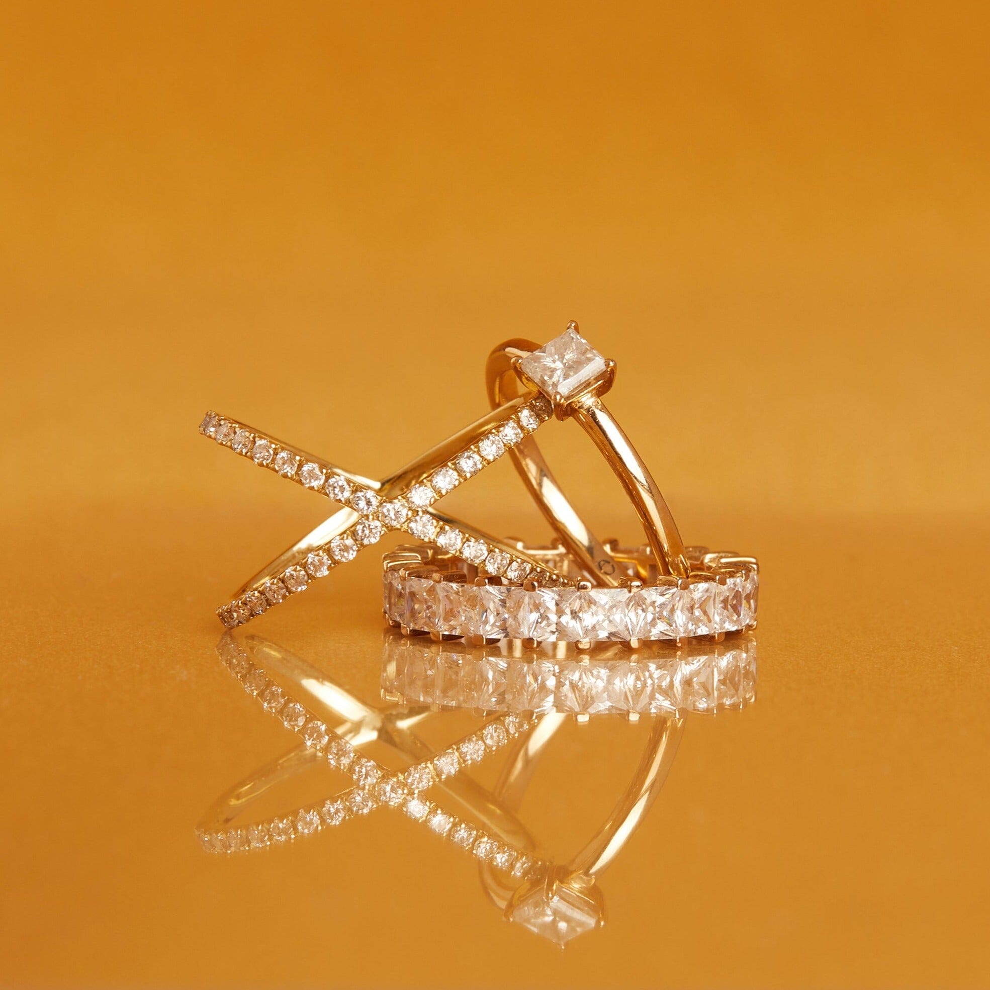 Diamond X Ring