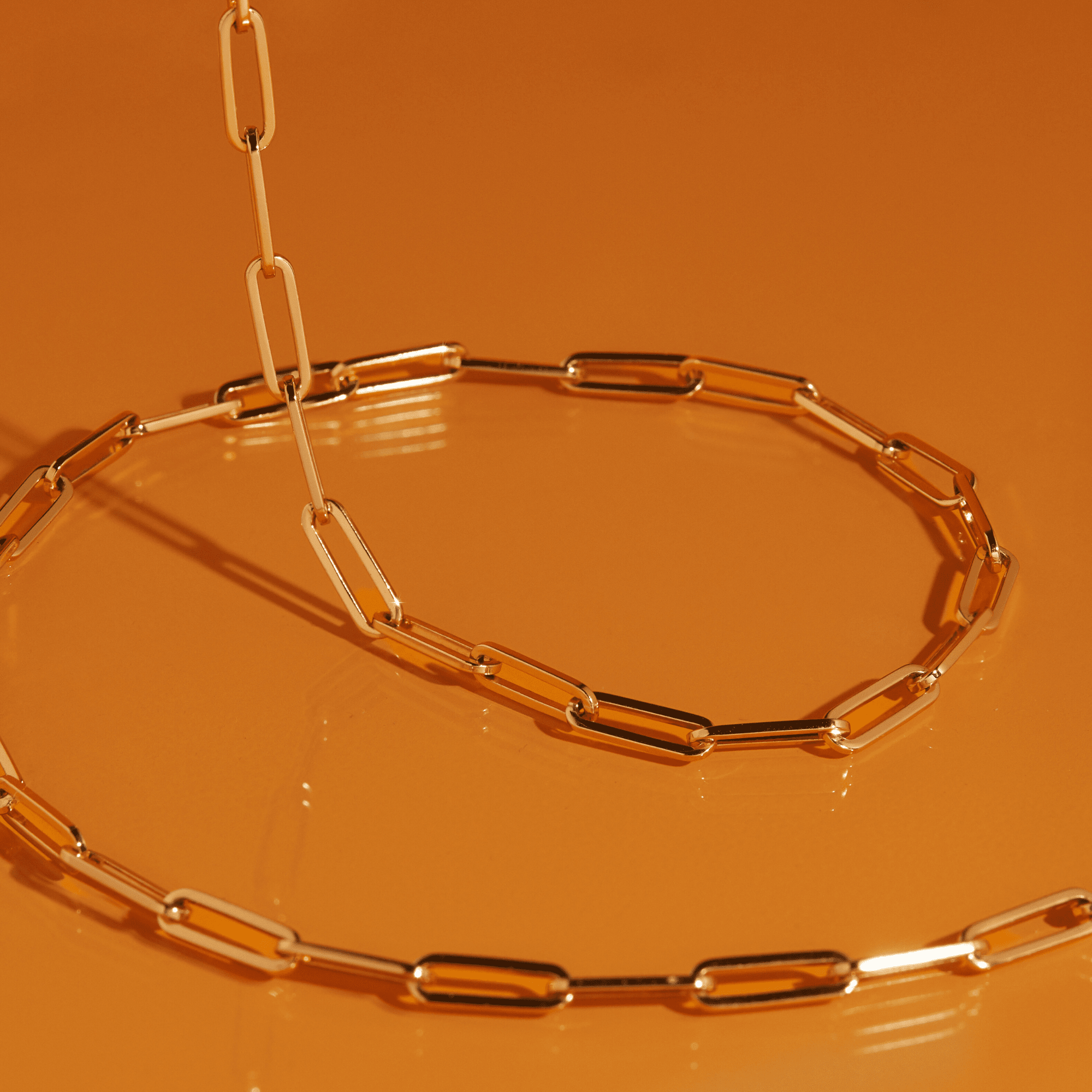 Large Paperclip Chain Necklace