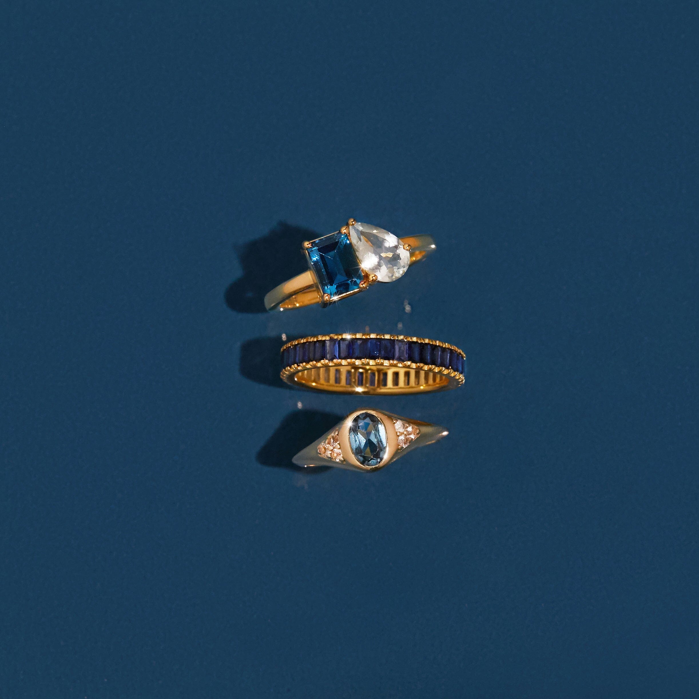 Toi et Moi Gemstone Classic Ring