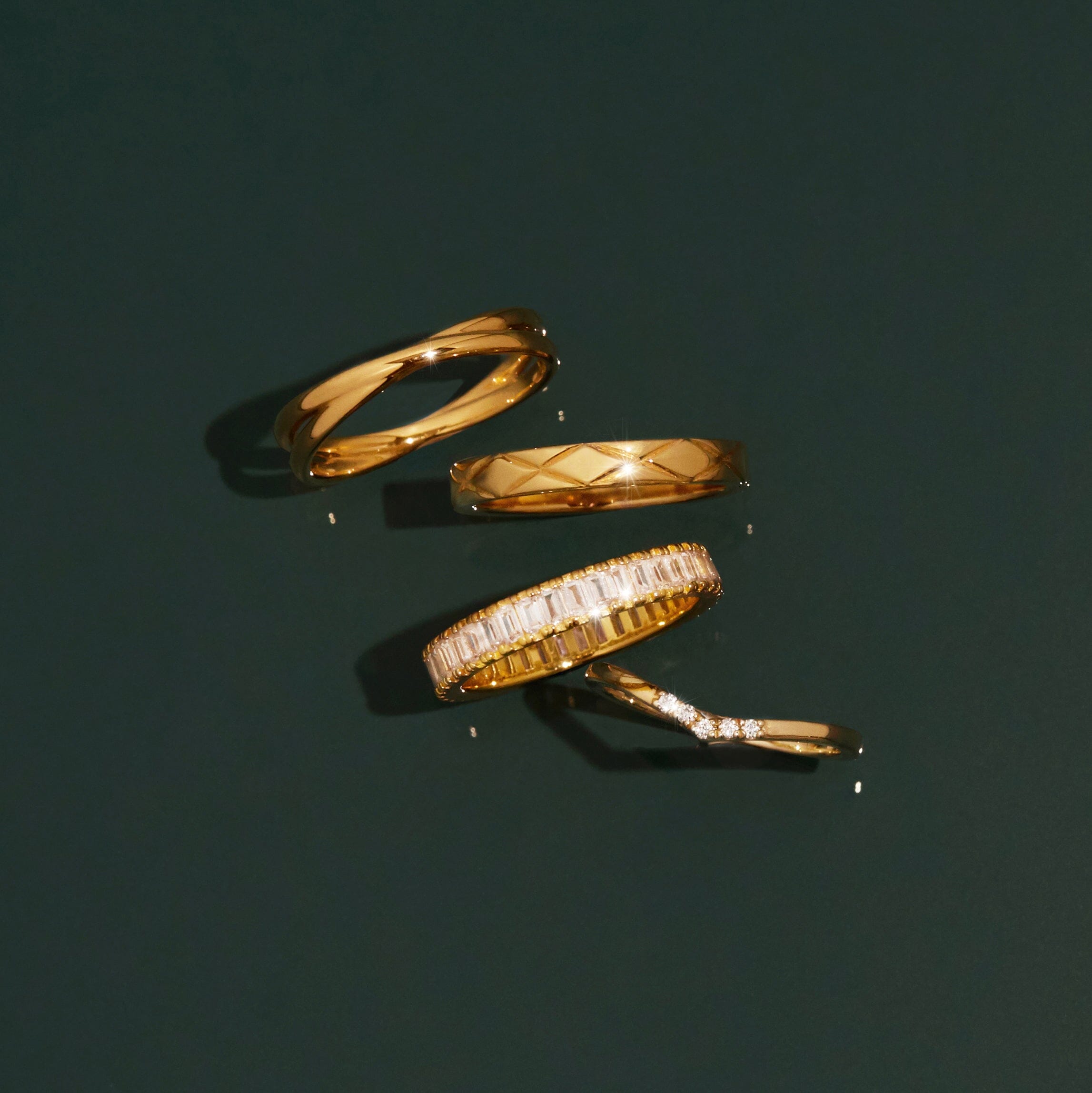 Diamond Brooklyn Bridge Ring