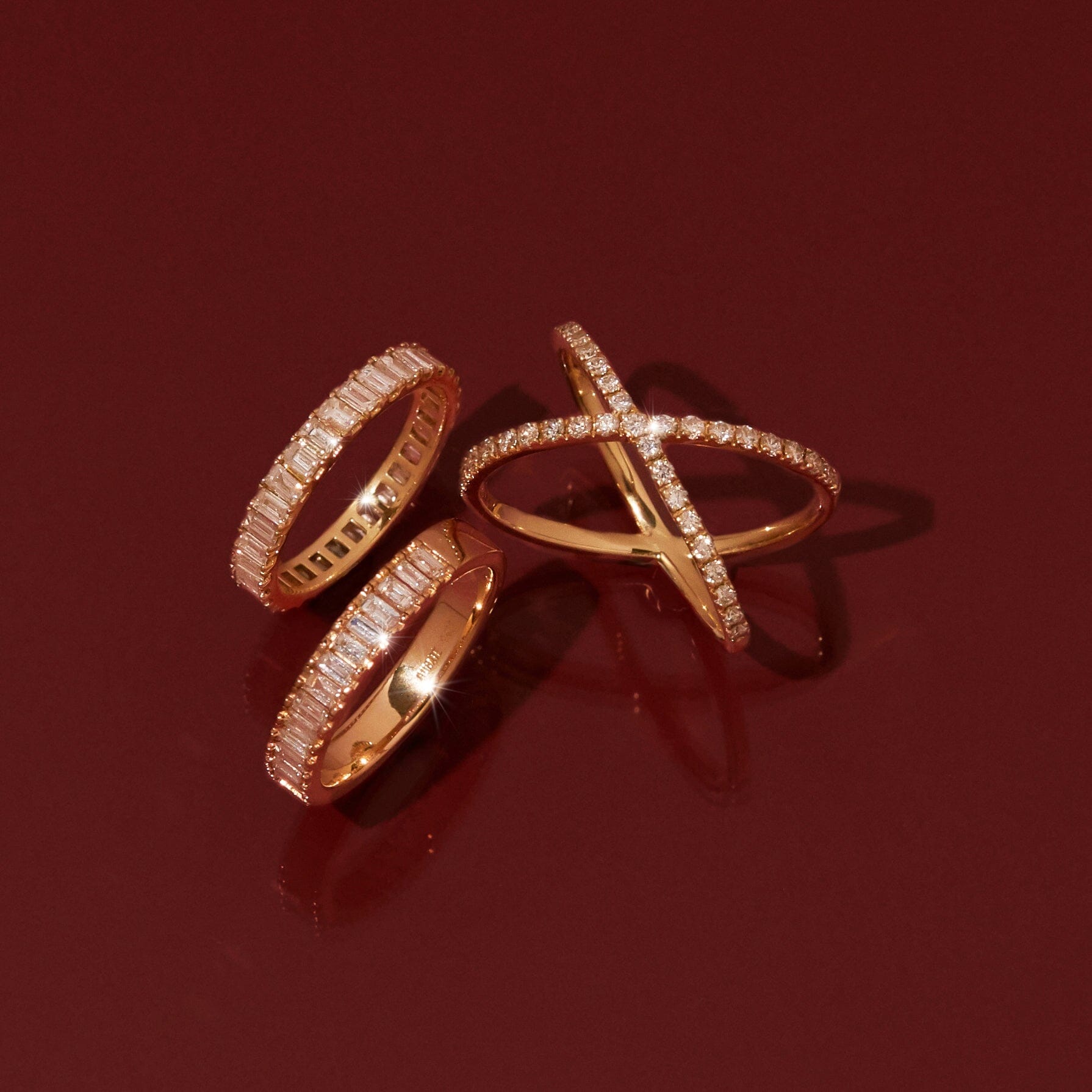 Diamond X Ring