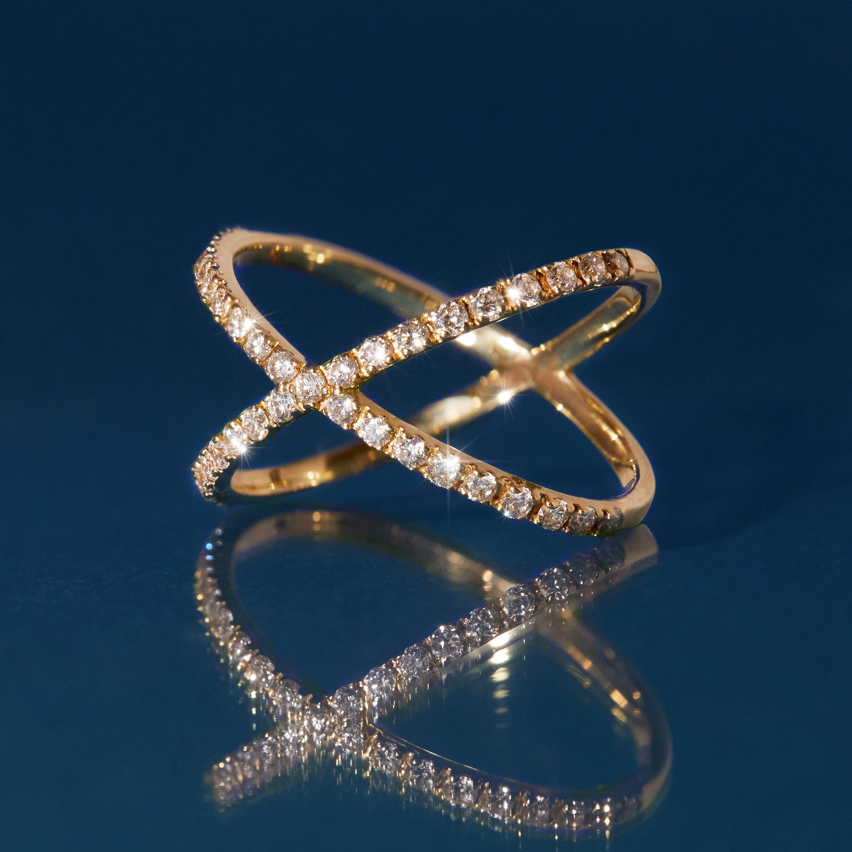 Diamond X Ring