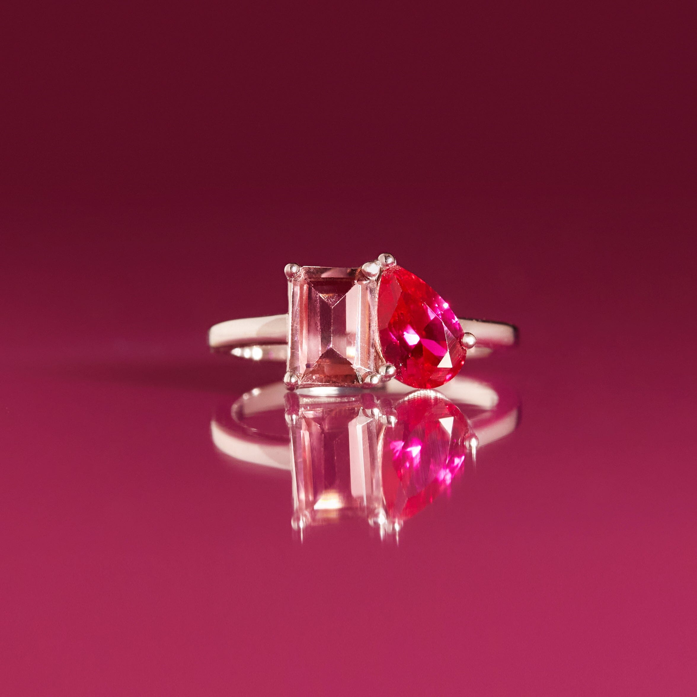 Toi et Moi Gemstone Classic Ring