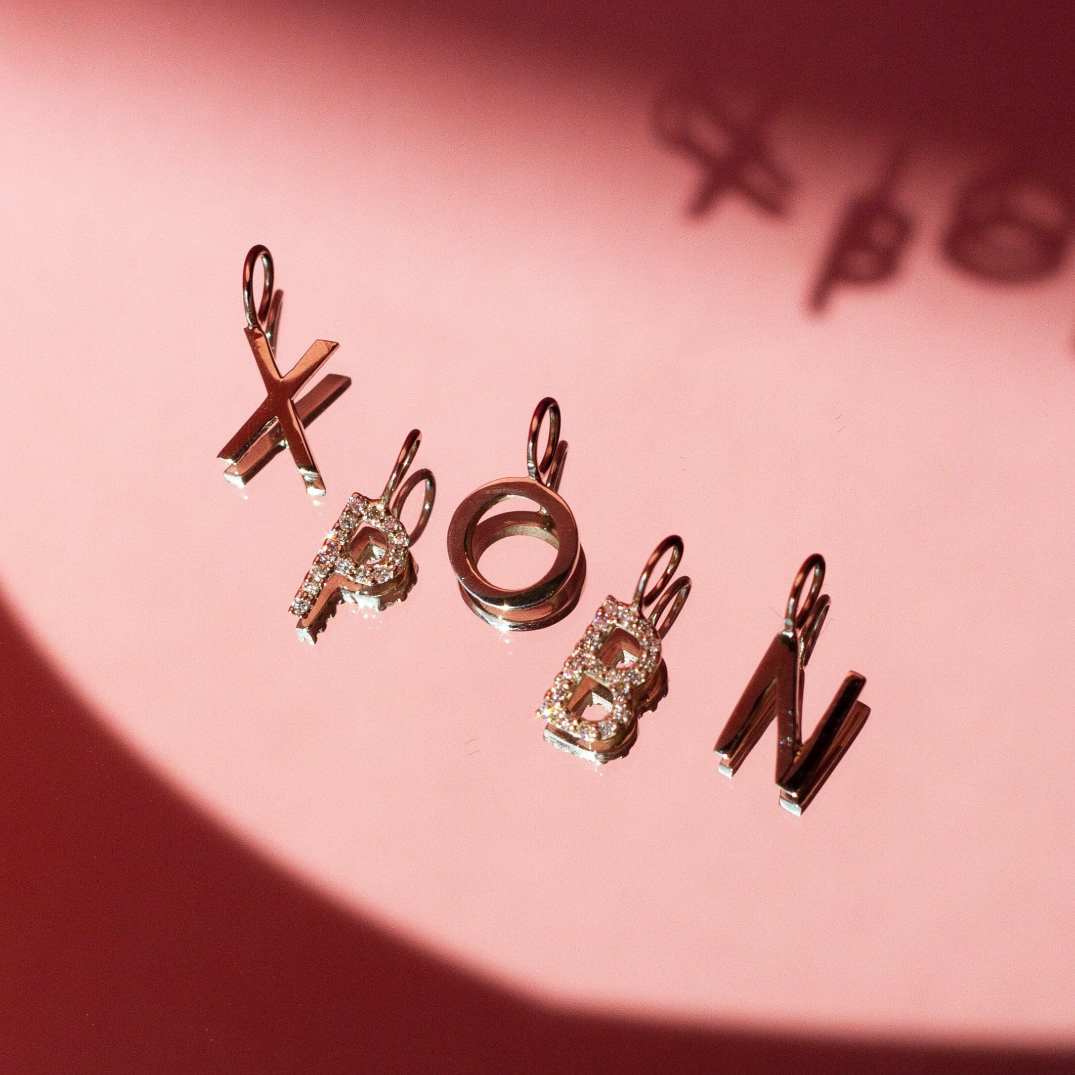 Classic Diamond Letter Pendant