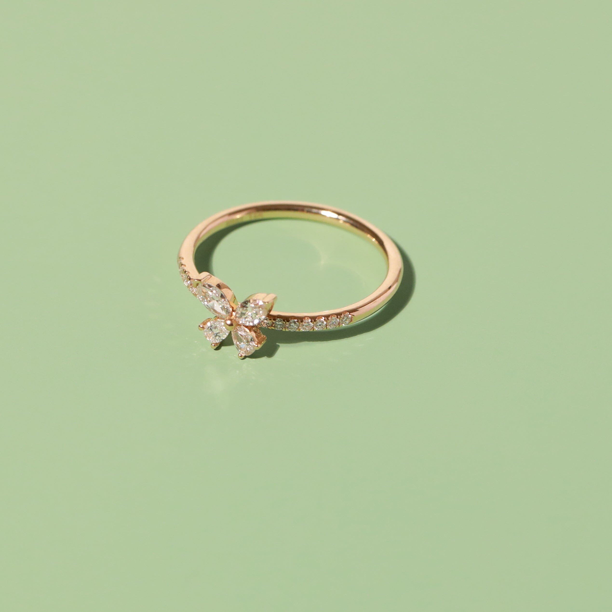 Lab Grown Diamond Butterfly Ring