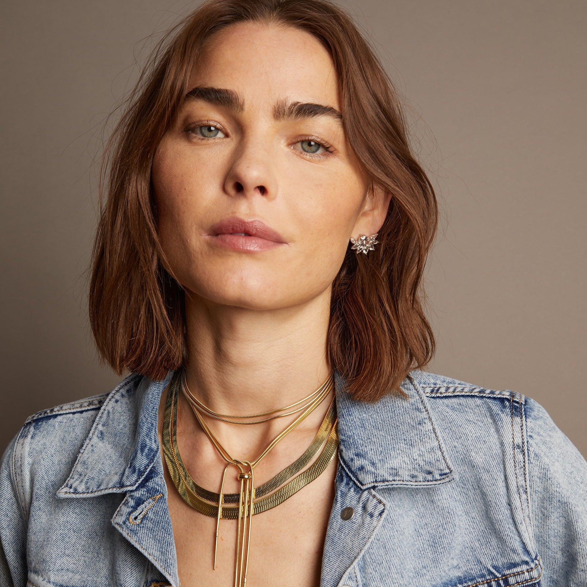 Aurate x Frye: Marquise Fringe Earrings