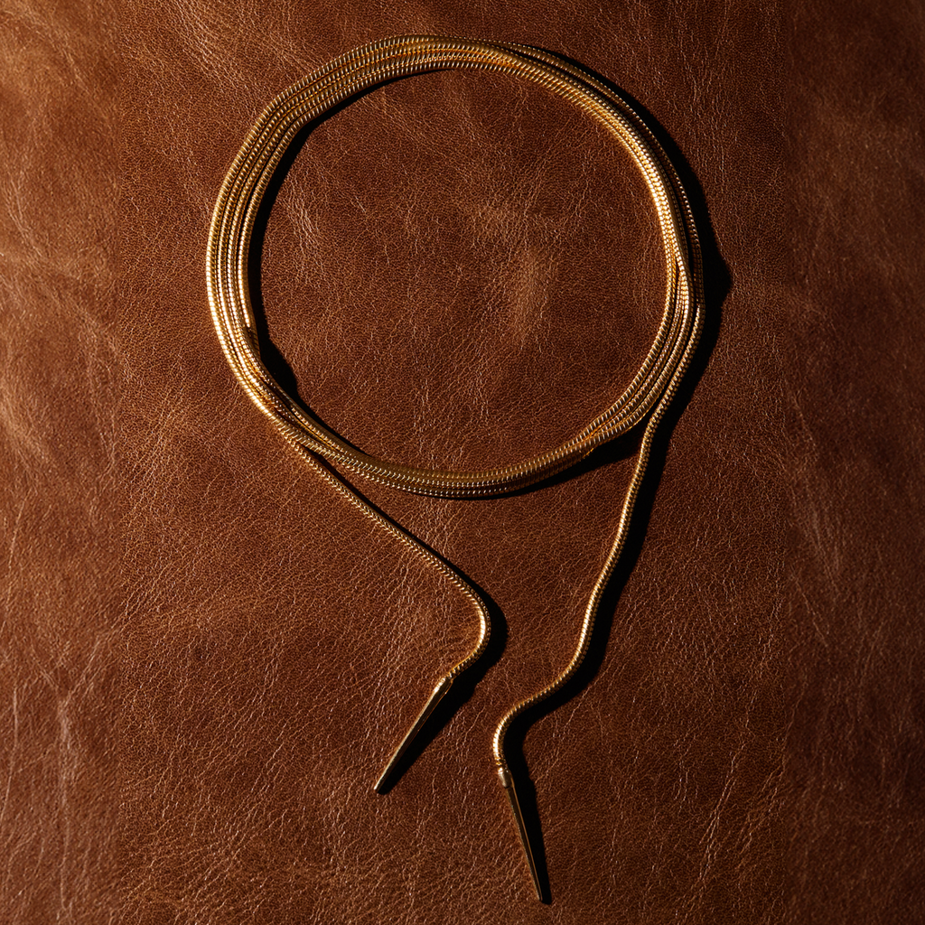 Aurate x Frye: Lasso Wrap Necklace