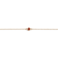 Birthstone Bracelet Garnet - Jan 14K 18K Yellow Gold First