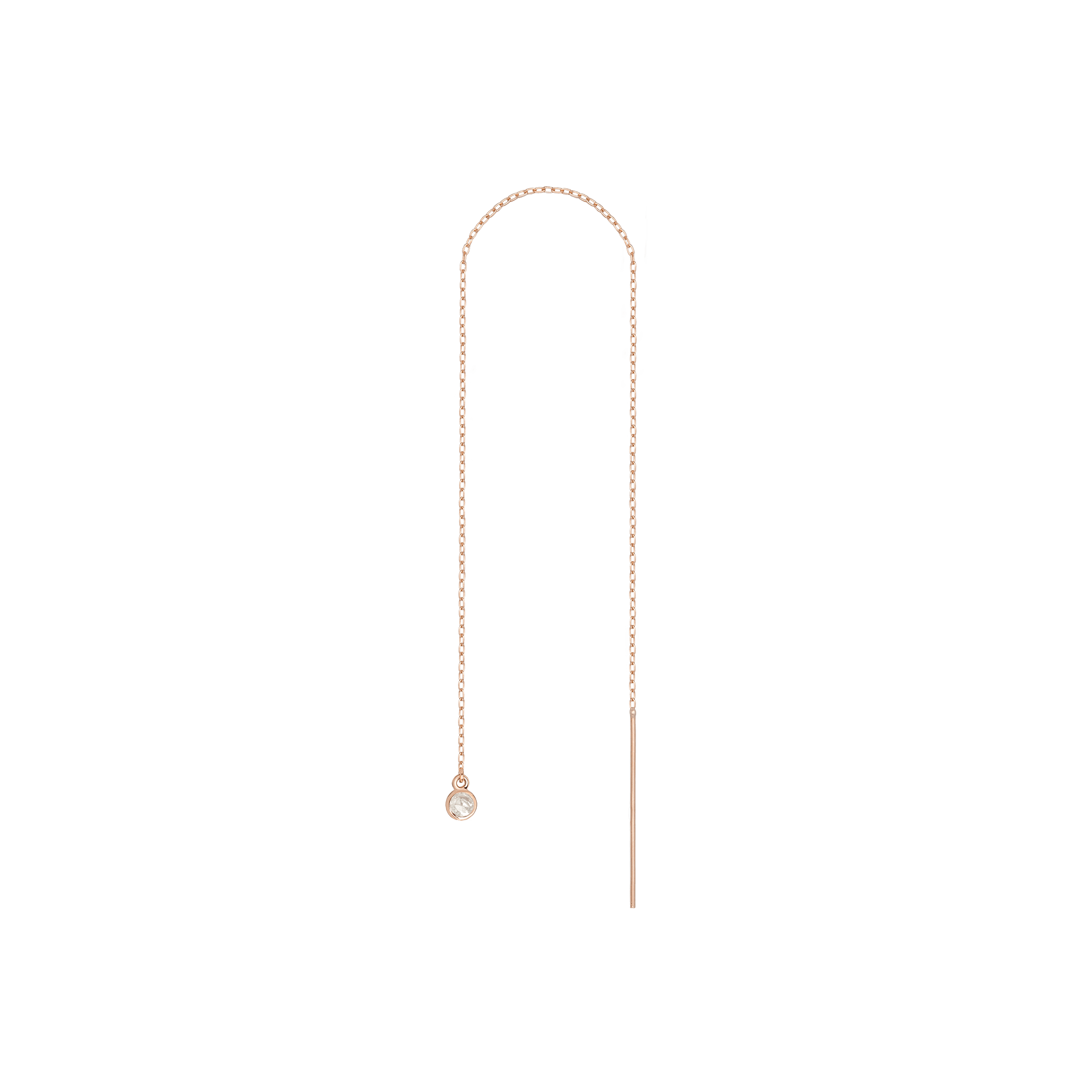 Birthstone Ear Chain Threader (Pair)