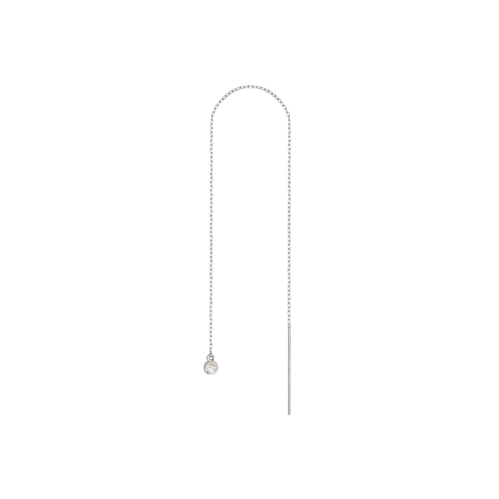Birthstone Ear Chain Threader