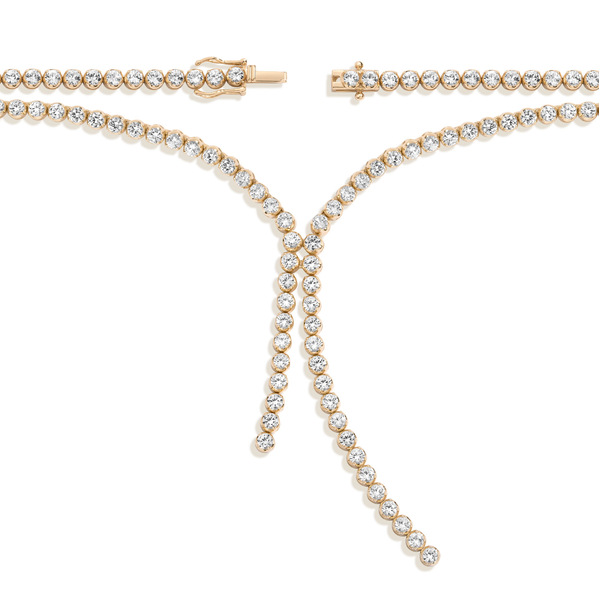 Aurate x Marilyn Monroe: Birth of a Star Tennis Necklace