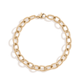 Link Chain Bracelet Stainless Steel Yellow Gold 6.5in 7in 7.5in First