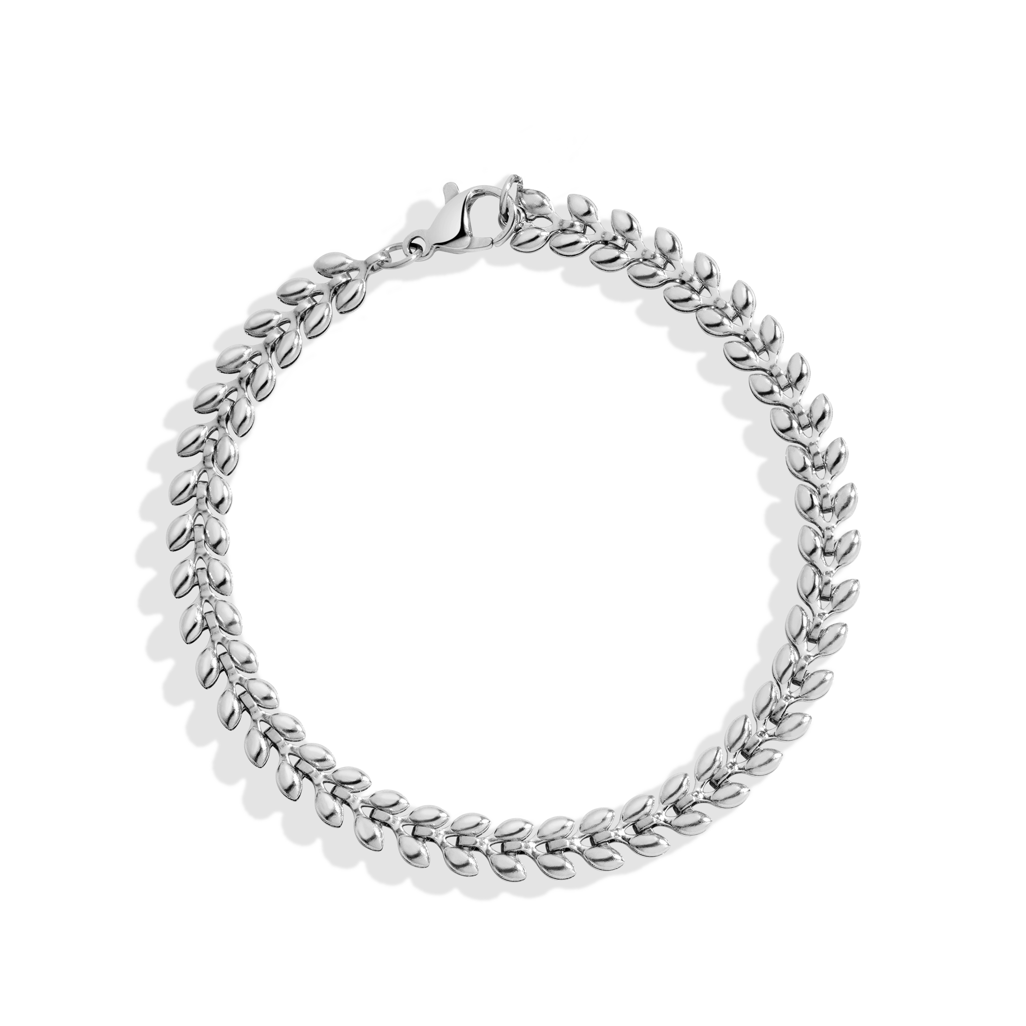 Delfina Bracelet Stainless Steel White Gold 6.5in 7in 7.5in First