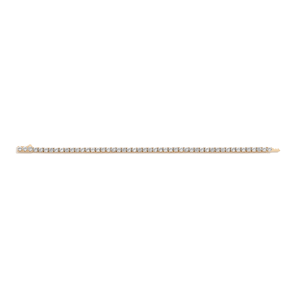Unbreakable Lab Grown White Sapphire Tennis Bracelet