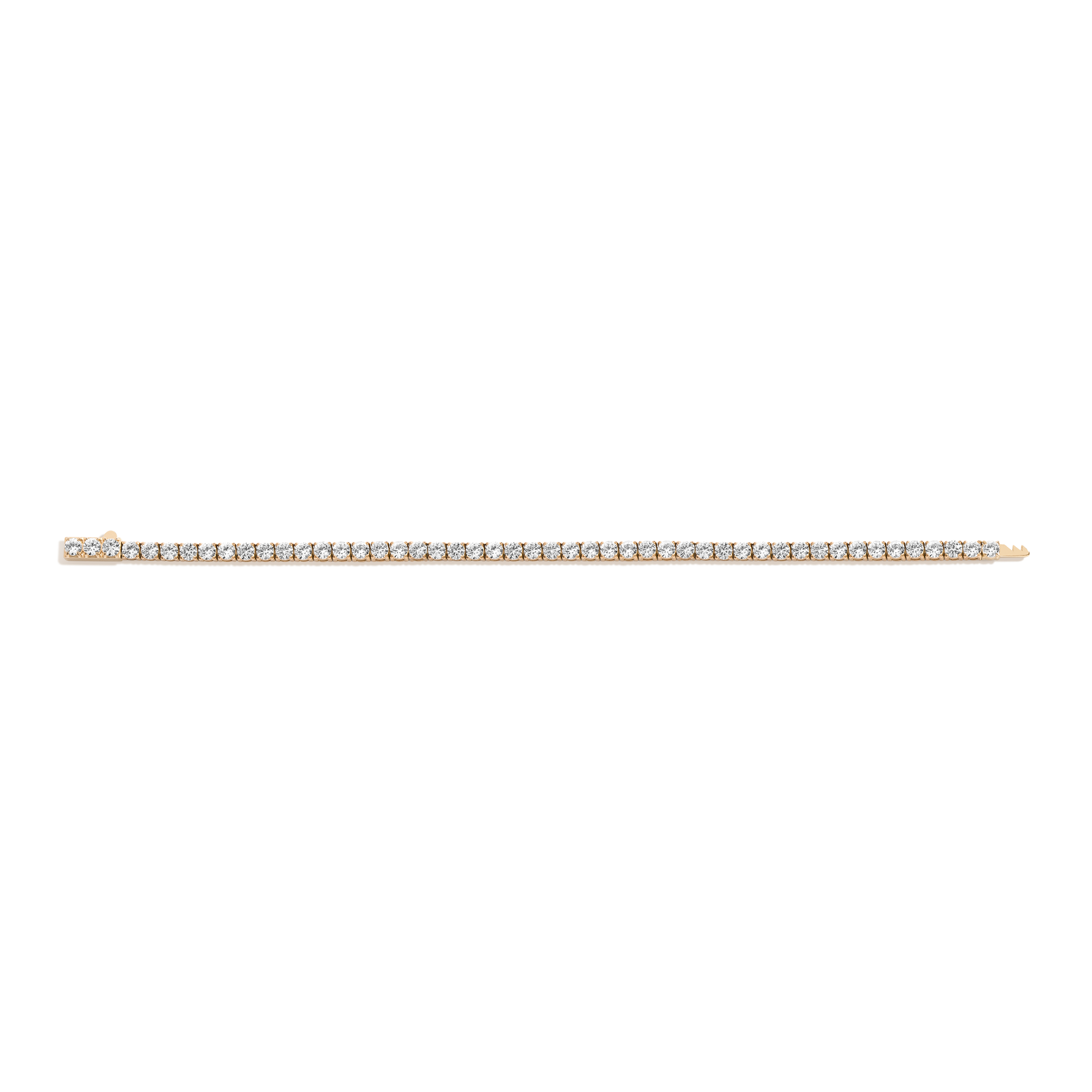 Unbreakable Lab Grown White Sapphire Tennis Bracelet