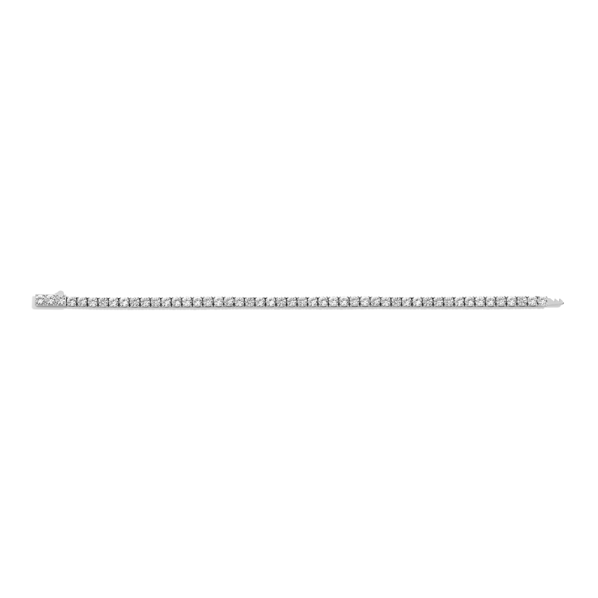 Unbreakable Lab Grown White Sapphire Tennis Bracelet