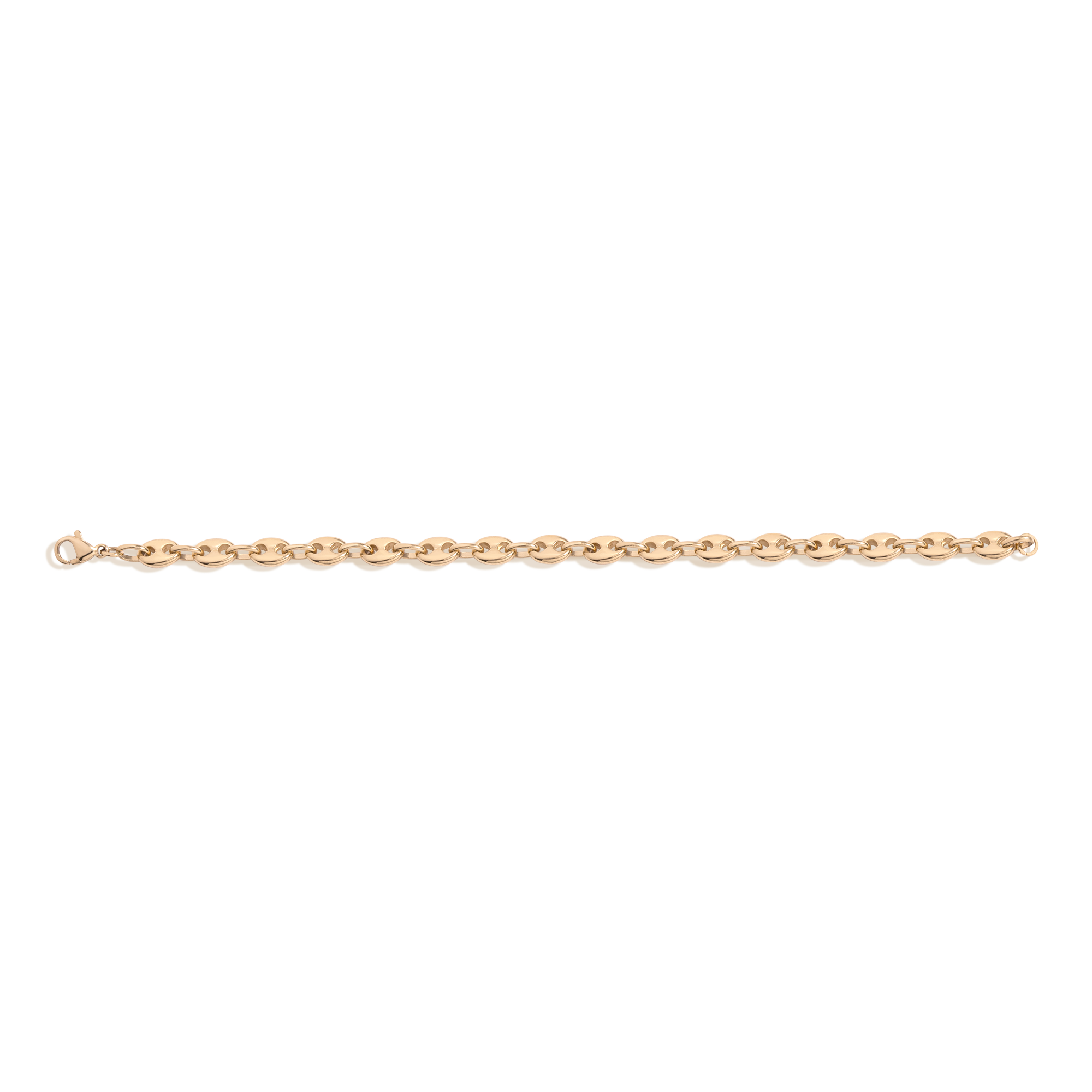 Puffed Mariner Chain Bracelet