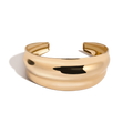 Tidal Cuff Bracelet Stainless Steel Yellow Gold One-size First