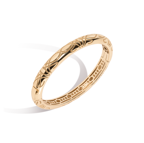 Aurate x Frye: Western Stitch Hinged Bracelet