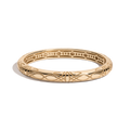 Aurate x Frye: Western Stitch Hinged Bracelet
