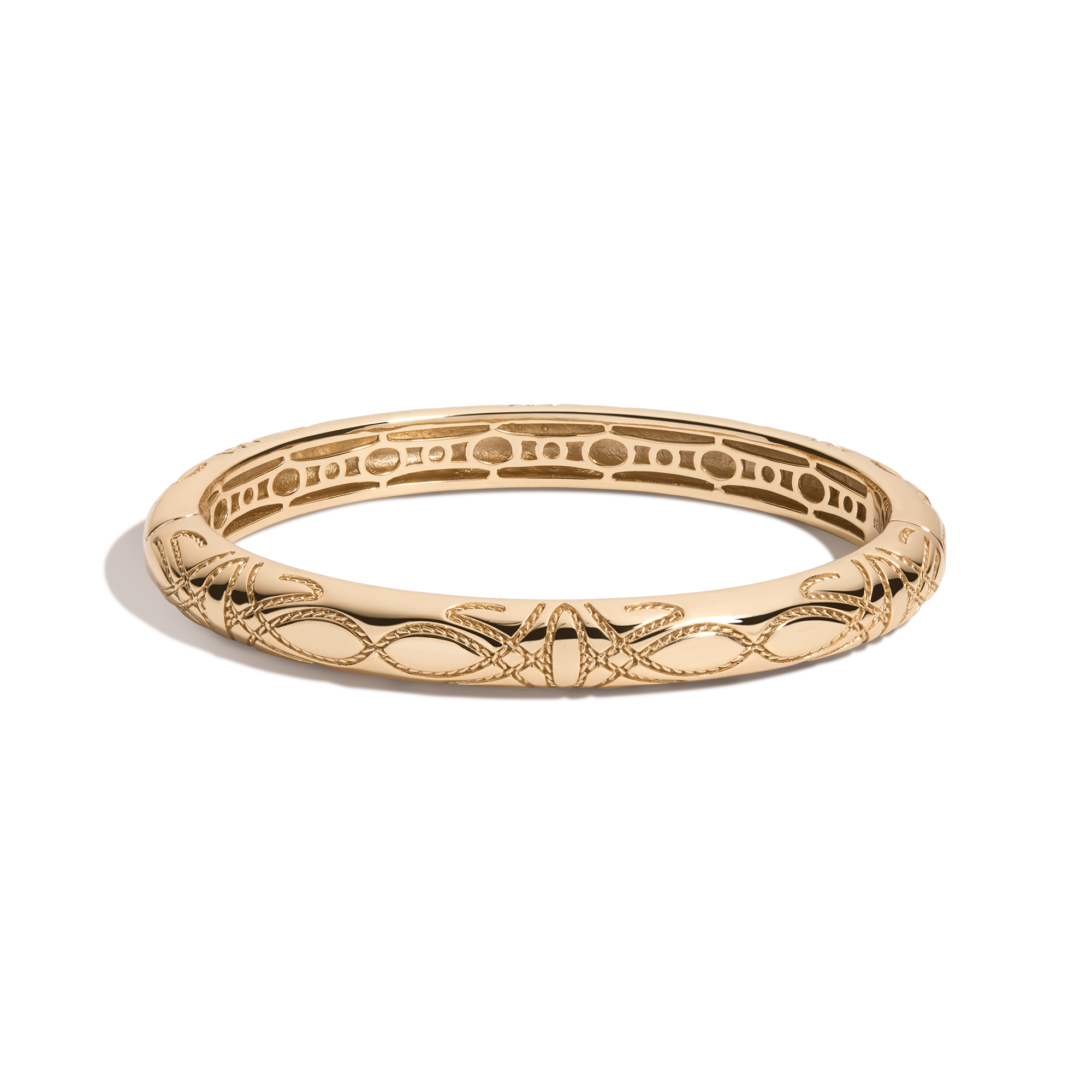 Aurate x Frye: Western Stitch Hinged Bracelet