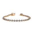 Black Rhodium Georgian Tennis Bracelet