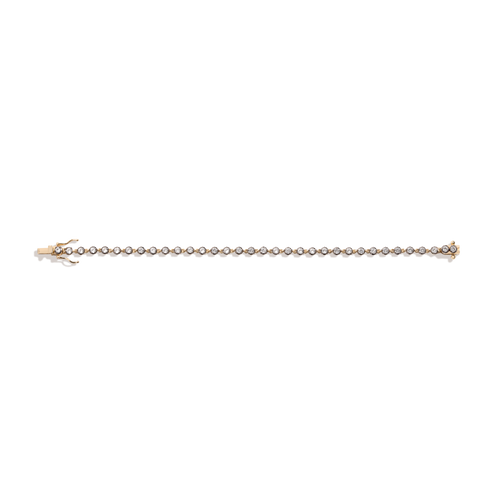 Black Rhodium Georgian Tennis Bracelet