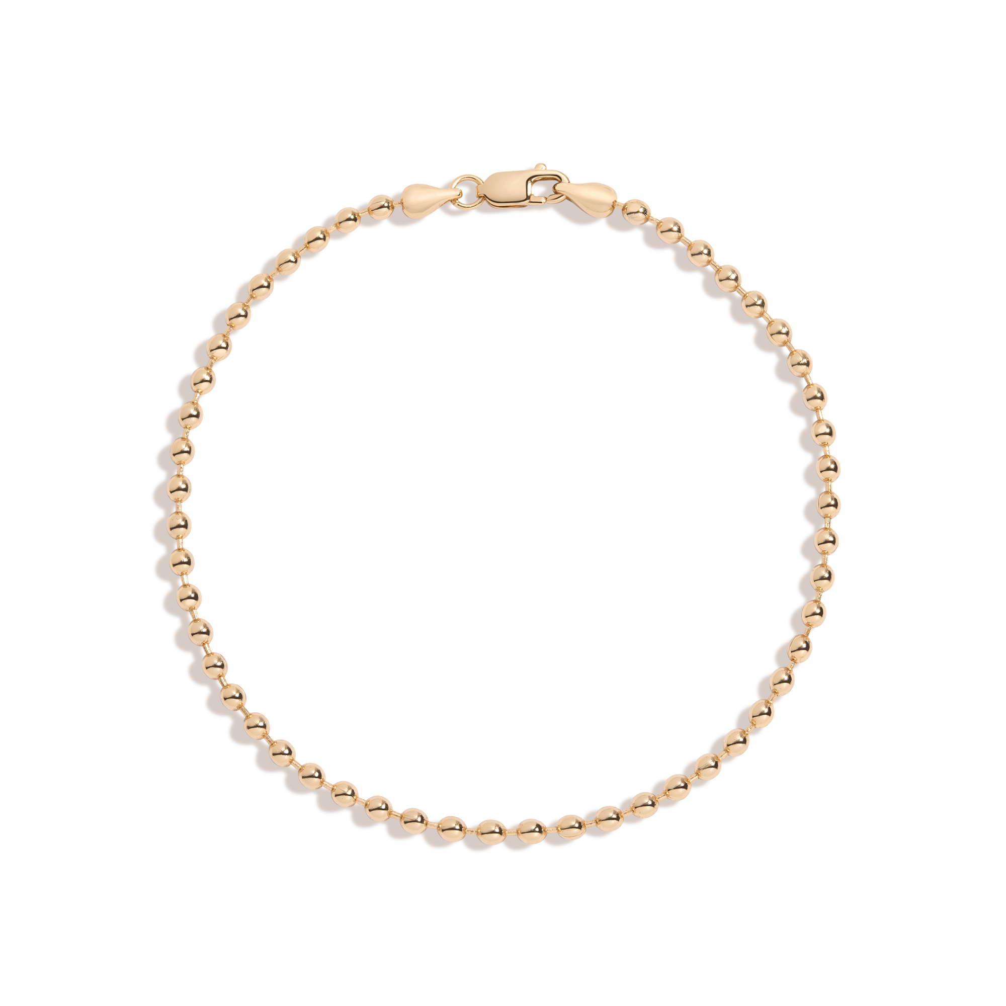 Gold Ball Chain Bracelet