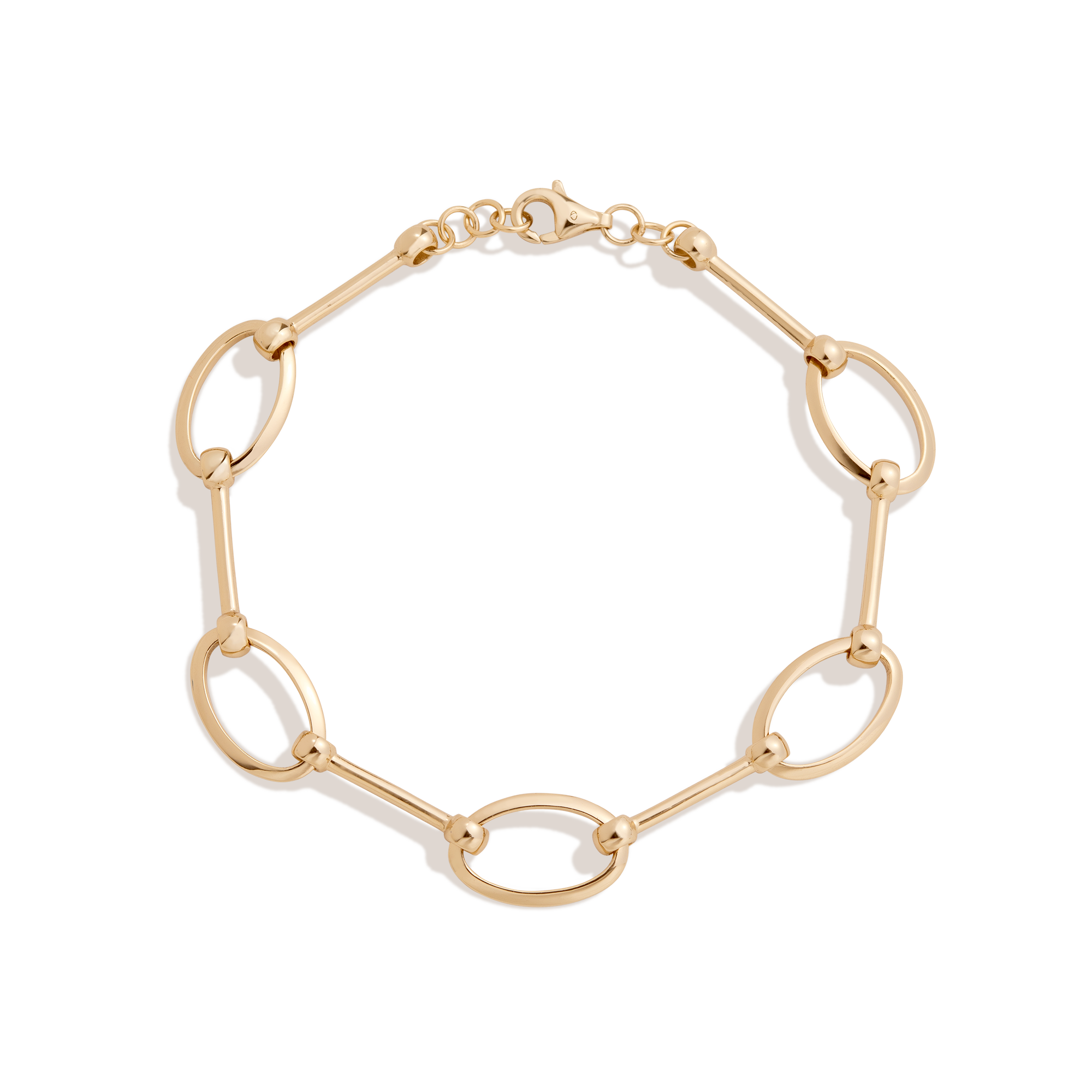 Polo Chain Bracelet Vermeil Yellow Gold 6.5in 7in 7.5in First