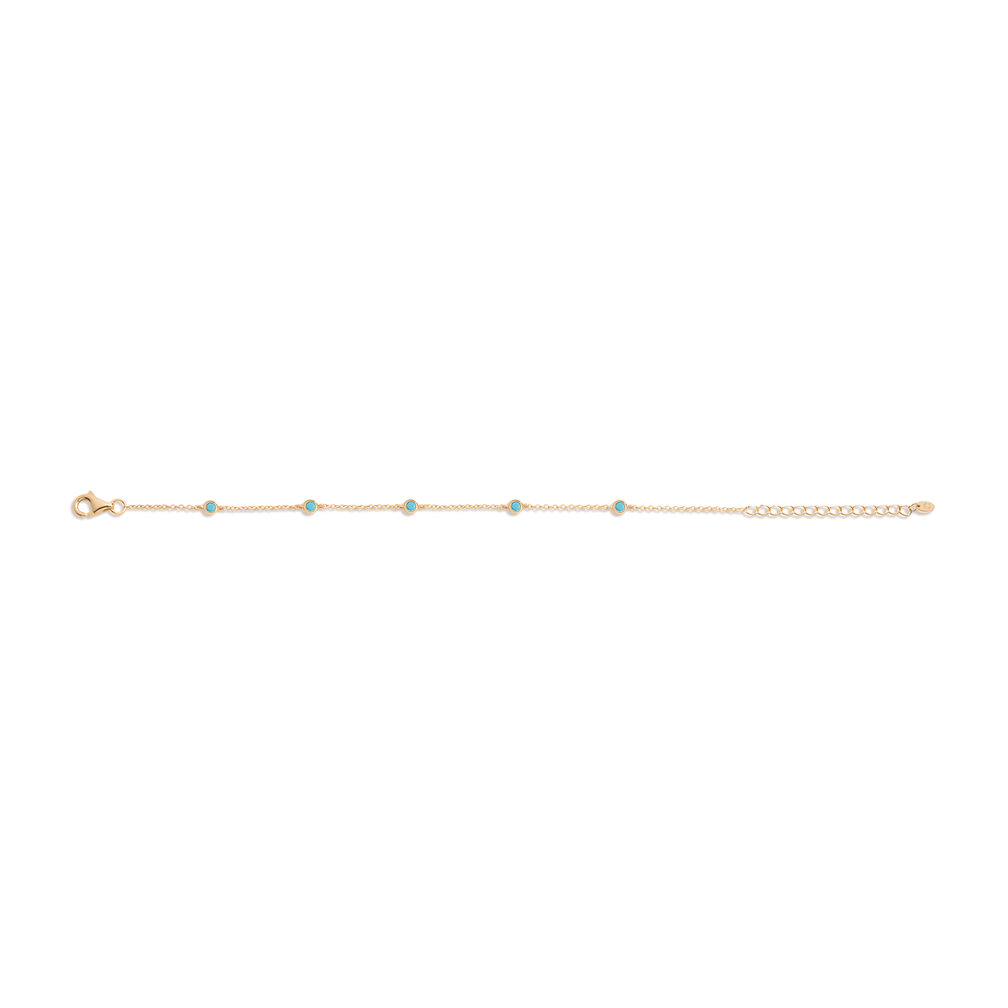 Aurate x Frye: Turquoise Station Bracelet