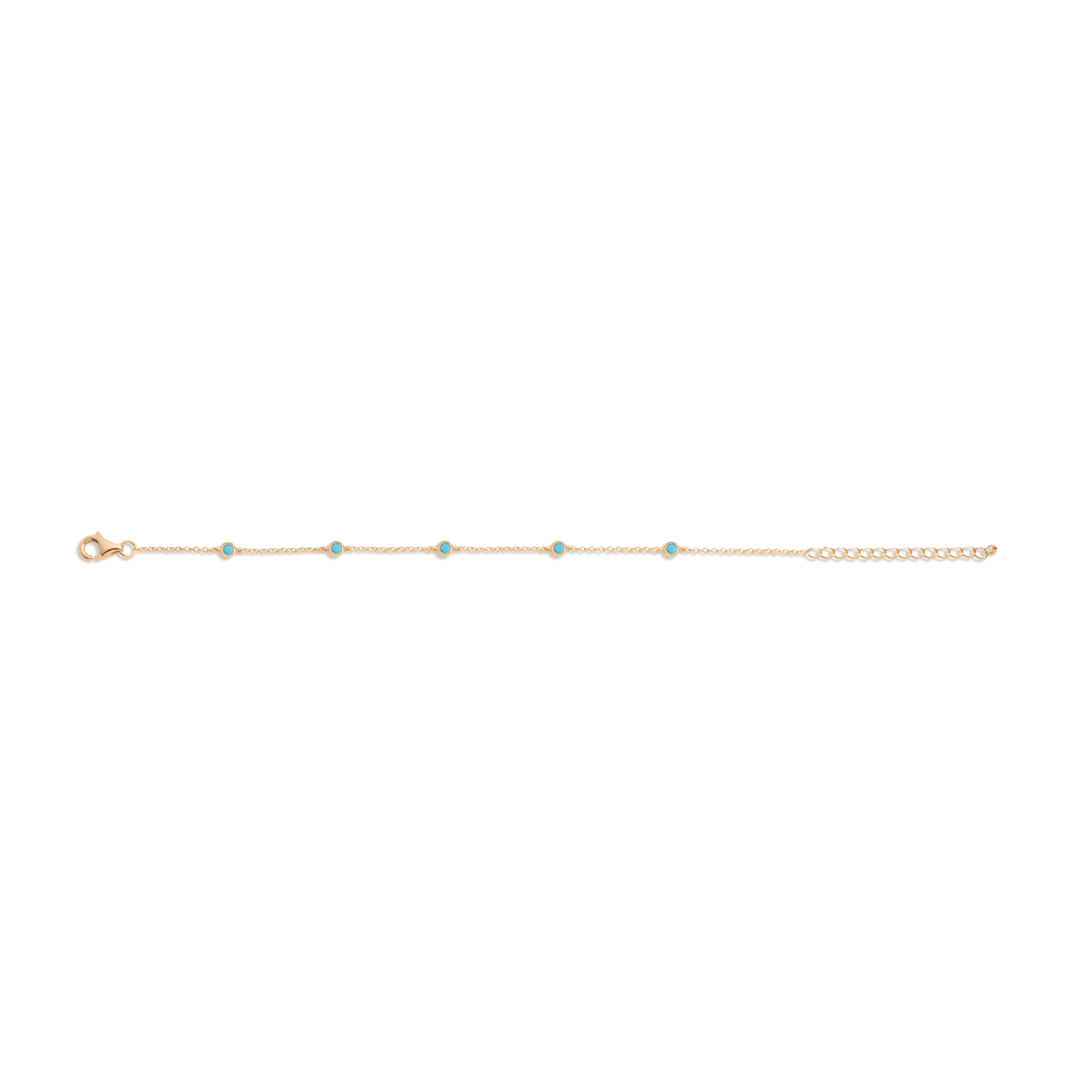 Aurate x Frye: Turquoise Station Bracelet